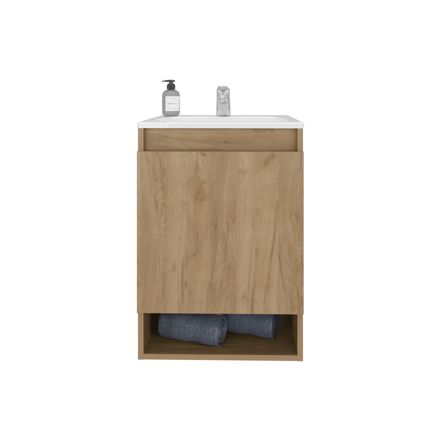 Mueble De Baño Nissi 45 63X44X46 Rta Fresno Europeo Zf