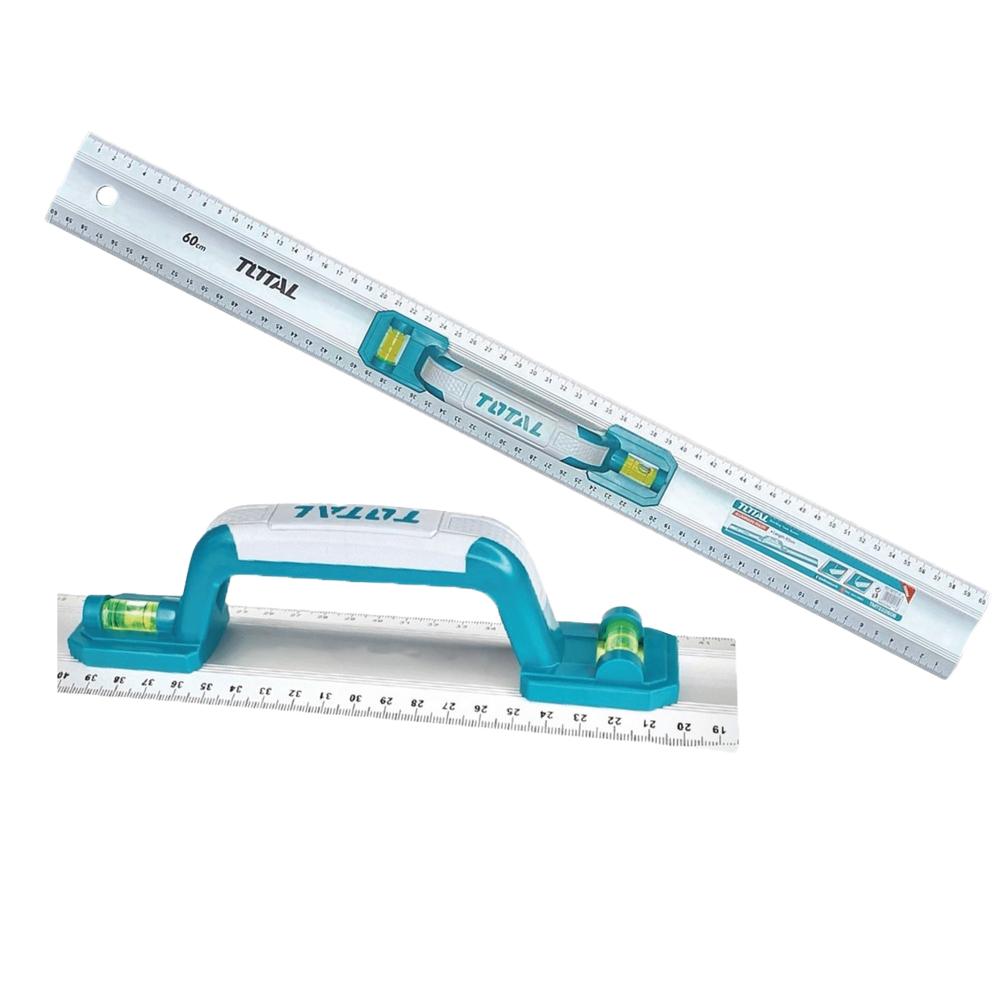 Regla 60Cm Aluminio Con Nivel Total  Tmt222606