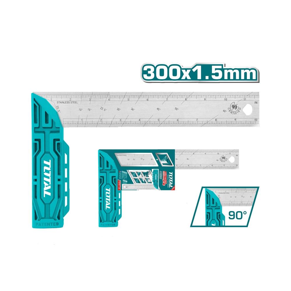 Escuadra 12 Industrial  Acero Inoxidable Total Tmt61126