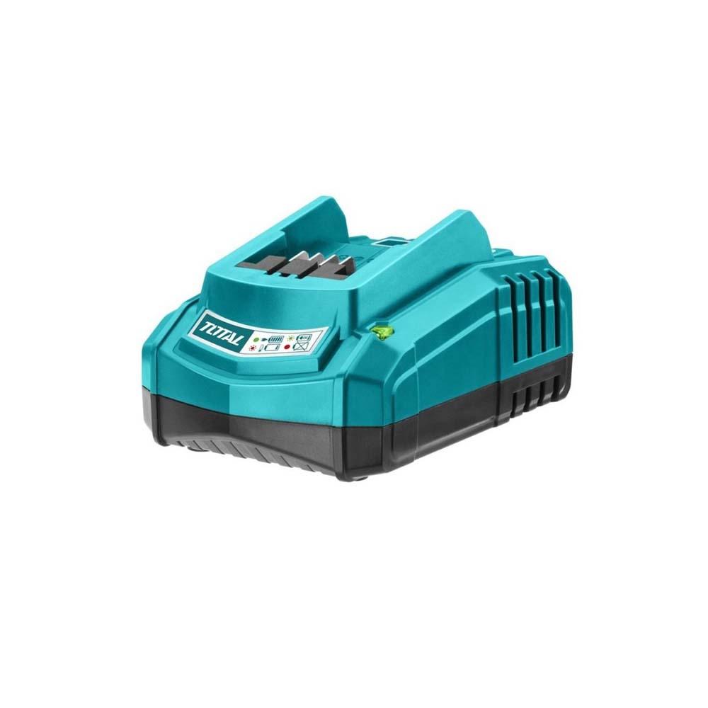 Cargador Inteligente  Para Baterias 20V 40Ah Industrial Total Utfcli20411
