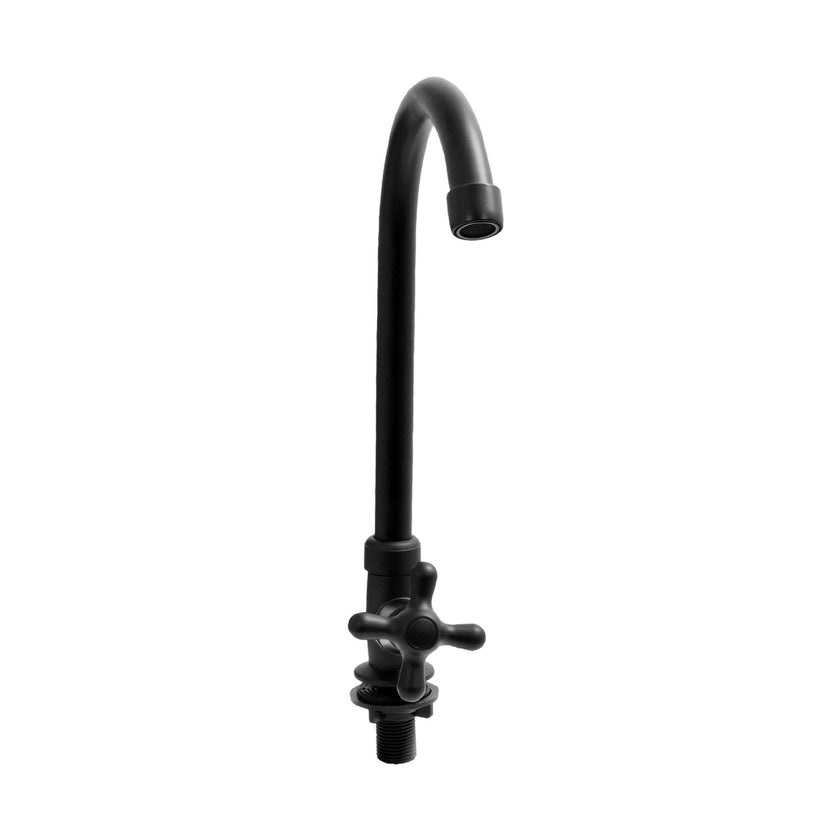 Llave Cuello Ganso Pcruceta Mesa Negro Mate Uduke Ht1557