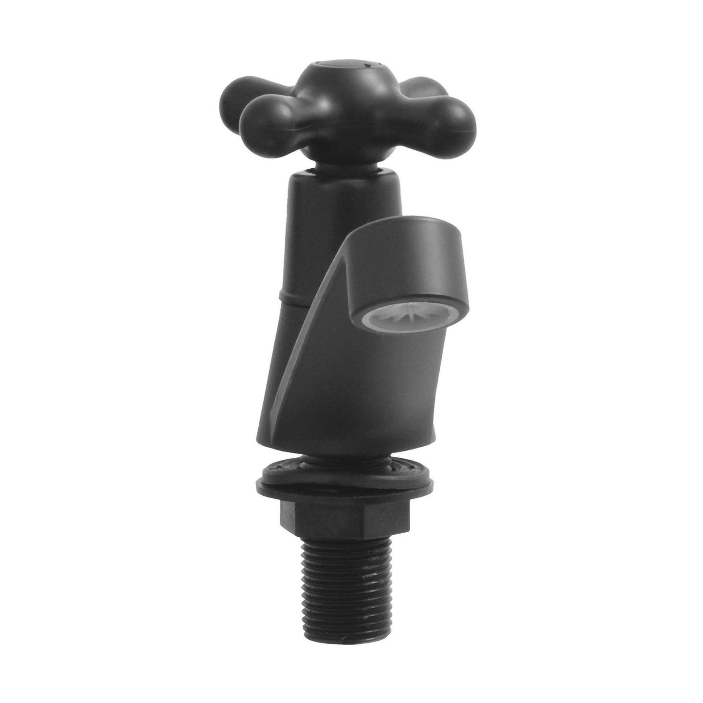 Llave Lavamanos Individualcruceta Negro Mate Uduke Ht1564
