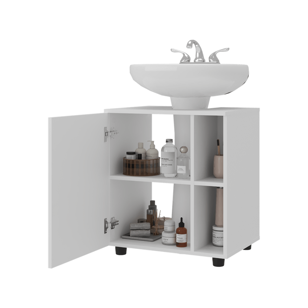 Mueble Para Lavamanos Pascuale 62X55X41 Rta Blanco Zf