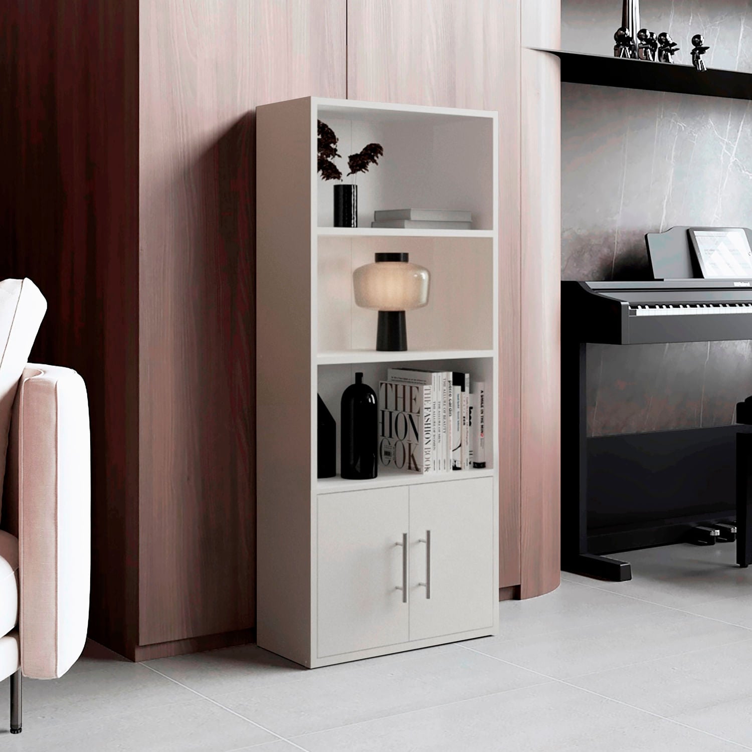 Biblioteca Joy Eco 120X50X23 Rta Blanco