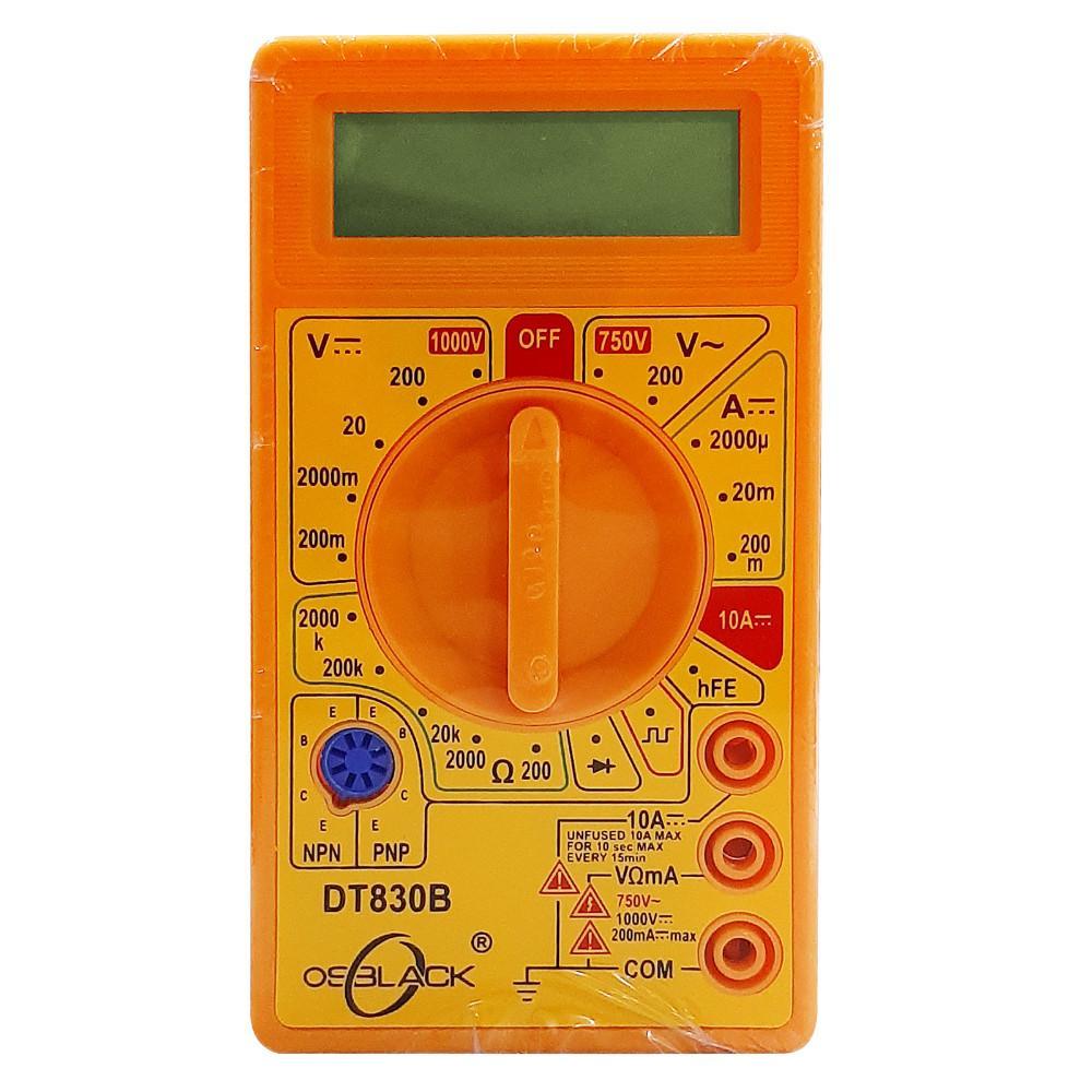 Tester Digital Amarillo Sin Pito Dt830B
