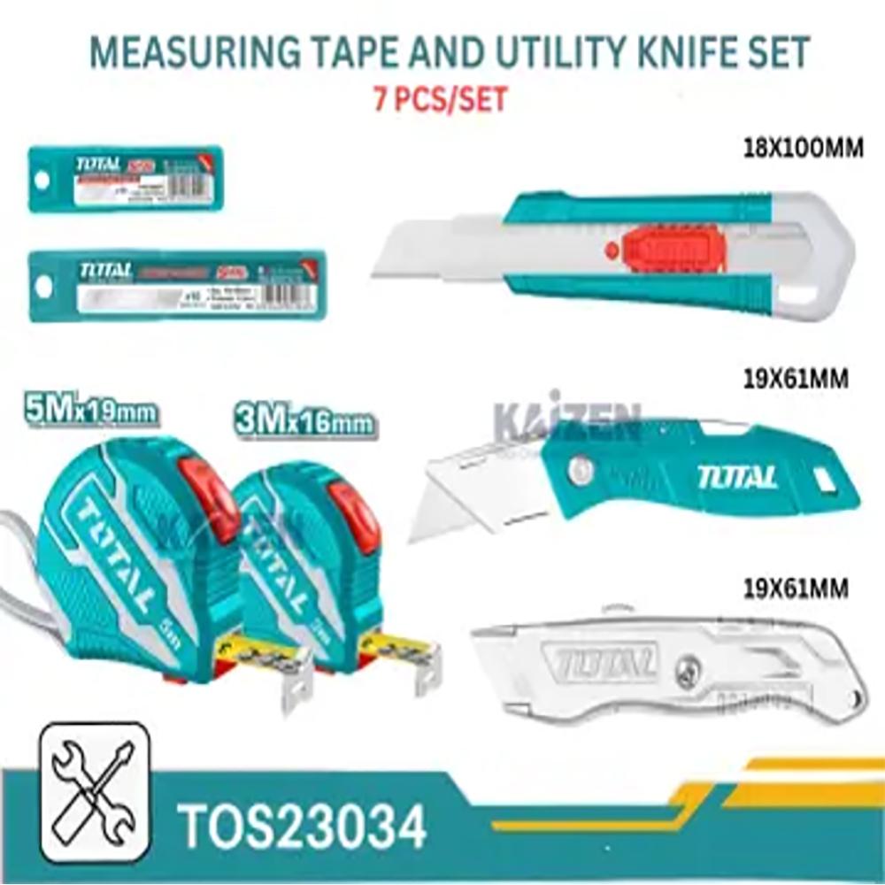 Kit De  Herramienta 7 Pzs Total Tos23034