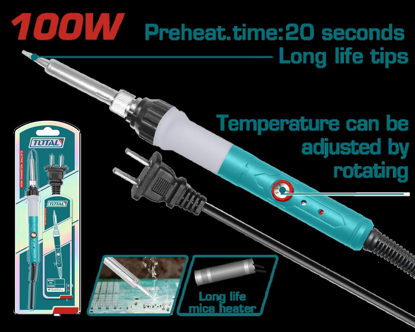 Cautin Pasta 100W Total Utet1100831