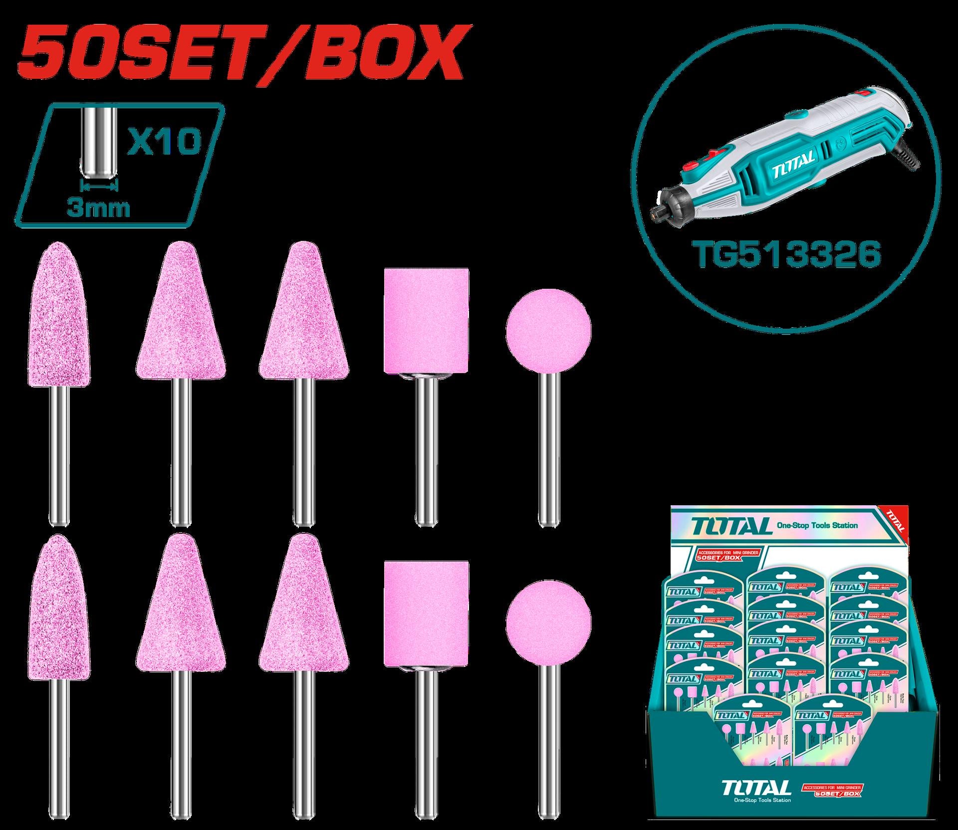 Accesorios De Piedra Para Moto Tool Mini 10  Pzs Total Takb1012