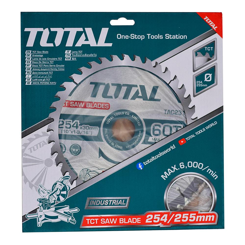 Disco Corte Madera 10X60 Industrial Total Tac231723