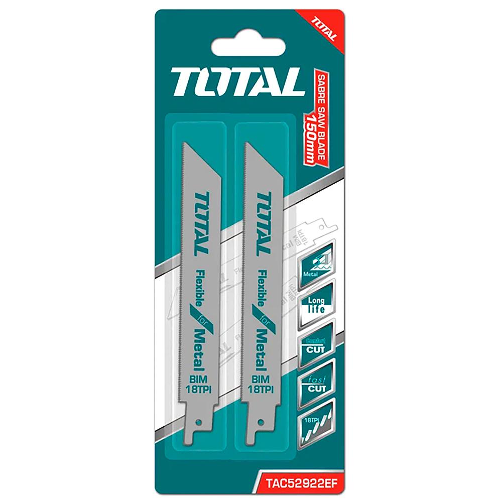 Set De Segueta Sierra Sable  X2Pcs Para Metales Total Tac52922Ef