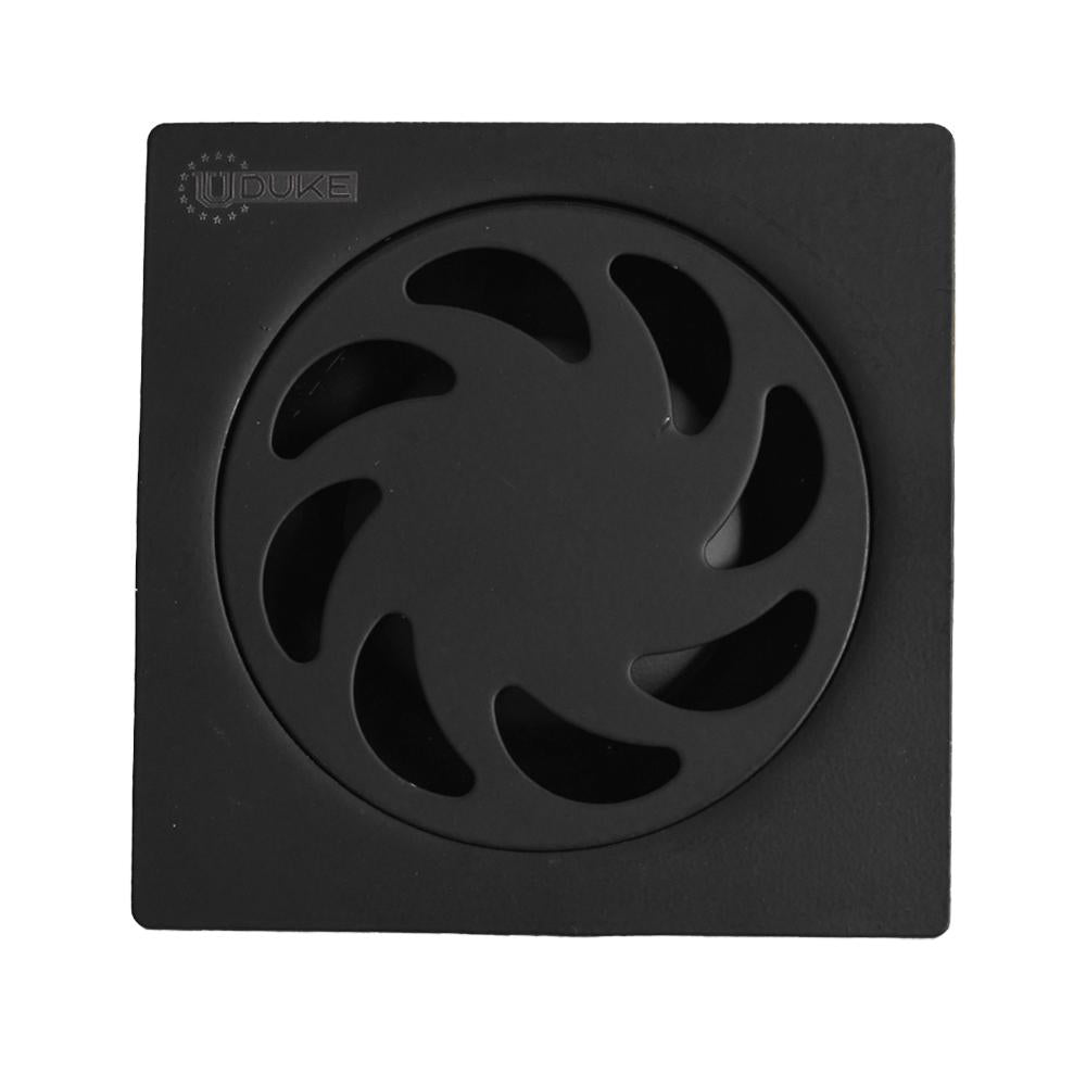 Rejilla Sifon Piso Tradicional  Acero Inoxidable Negra 10X10 Uduke Ht1581