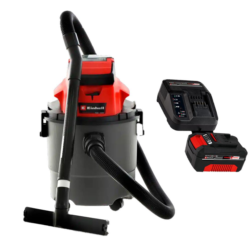 Aspiradora Inalambrica Einhell Para Humedo Y Seco Incluye Bateria 40Ah Y Cargador Tcvc 1815 Li2347145