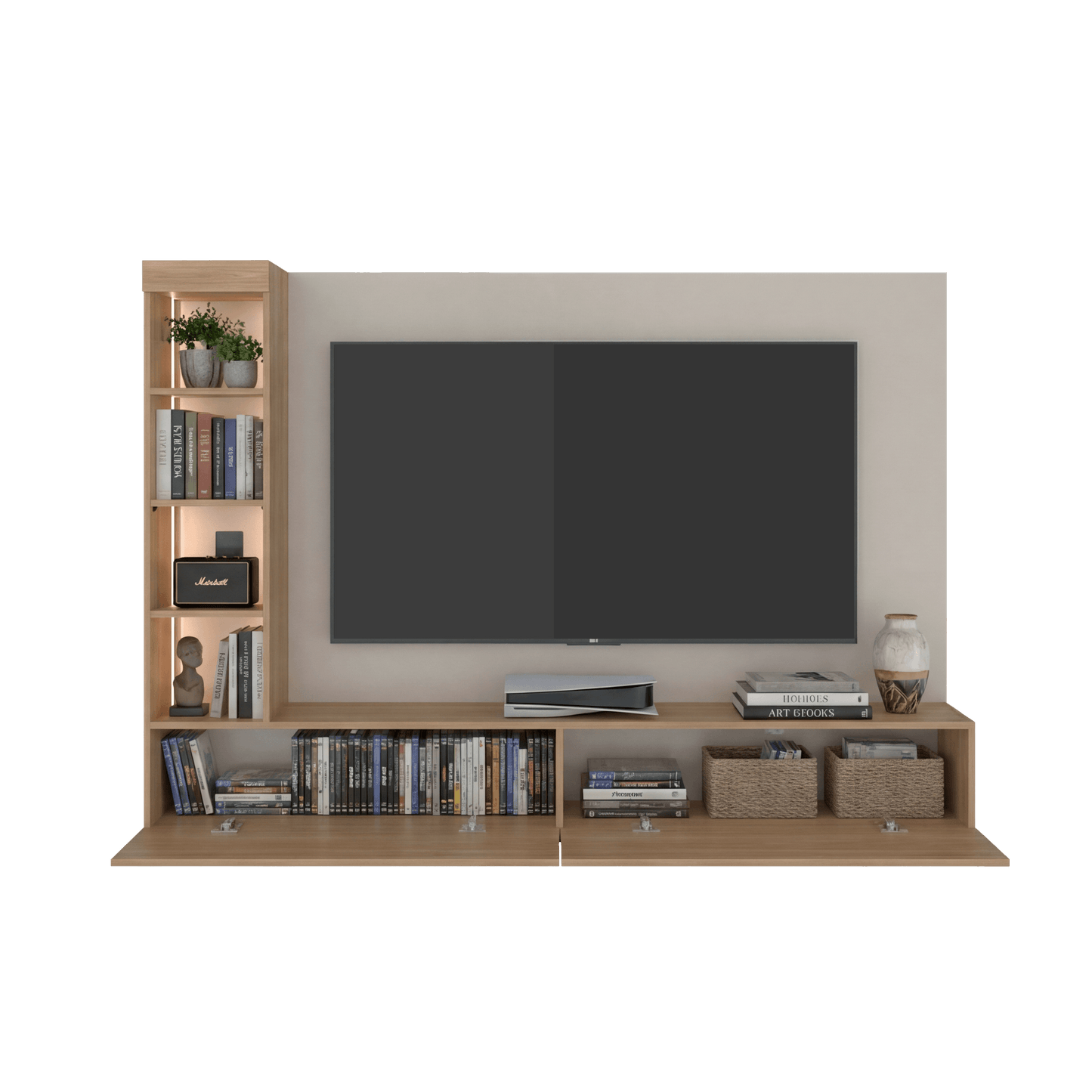 Panel Tv Ilus 65 127X185X29 Rta Capri Fresno Eu