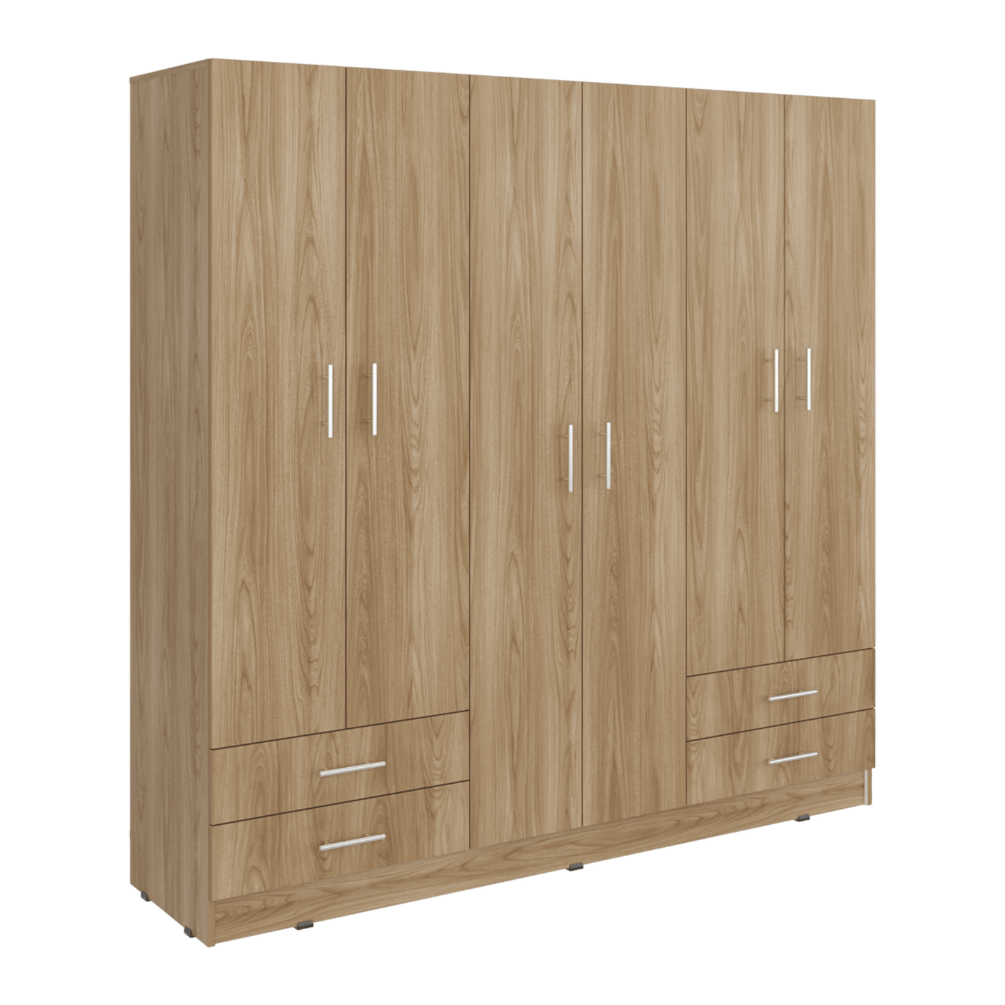 Closet Petunia 180X180X46 Rta Fresno Eu Blanco