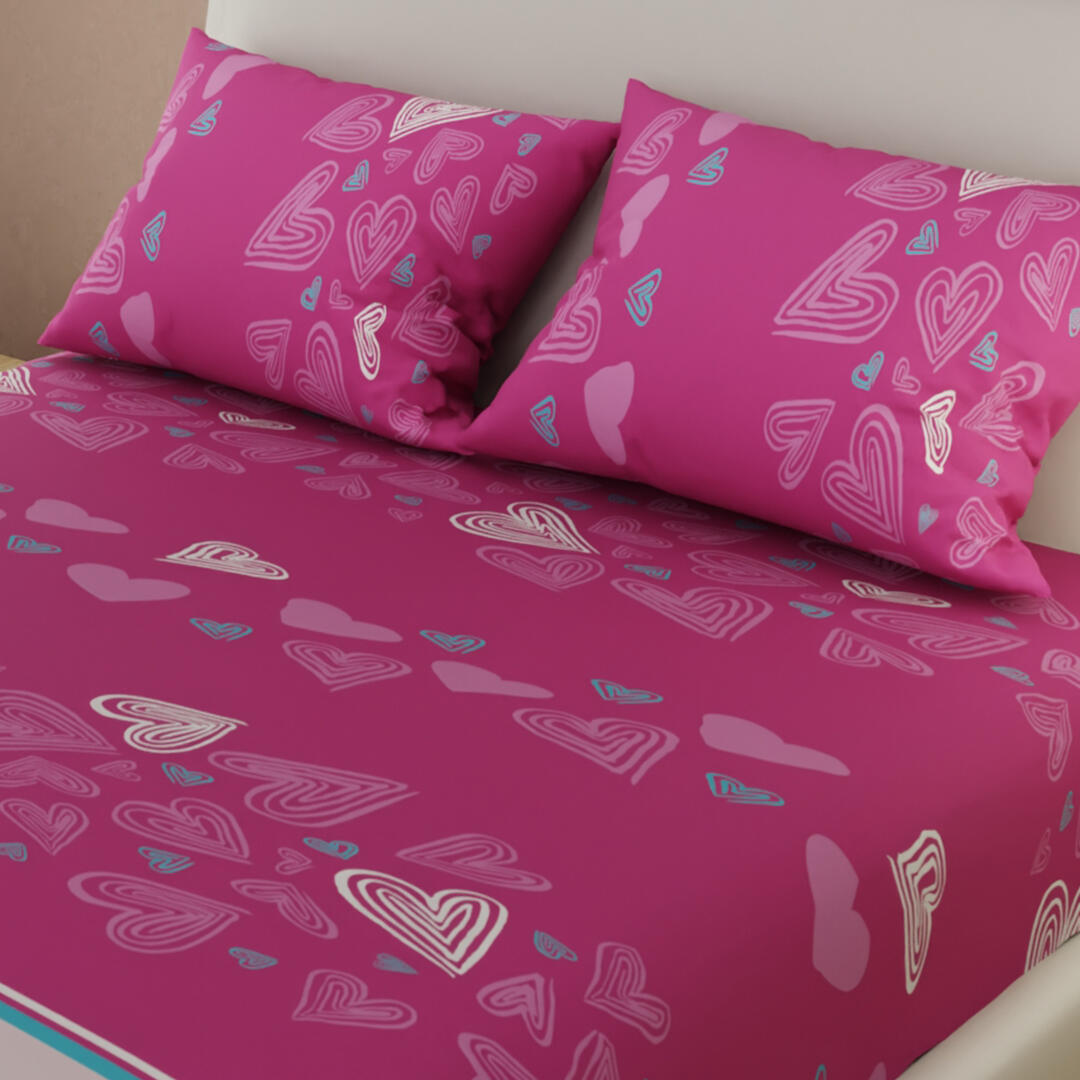 Sabana Ajustable Corazones Mágicos