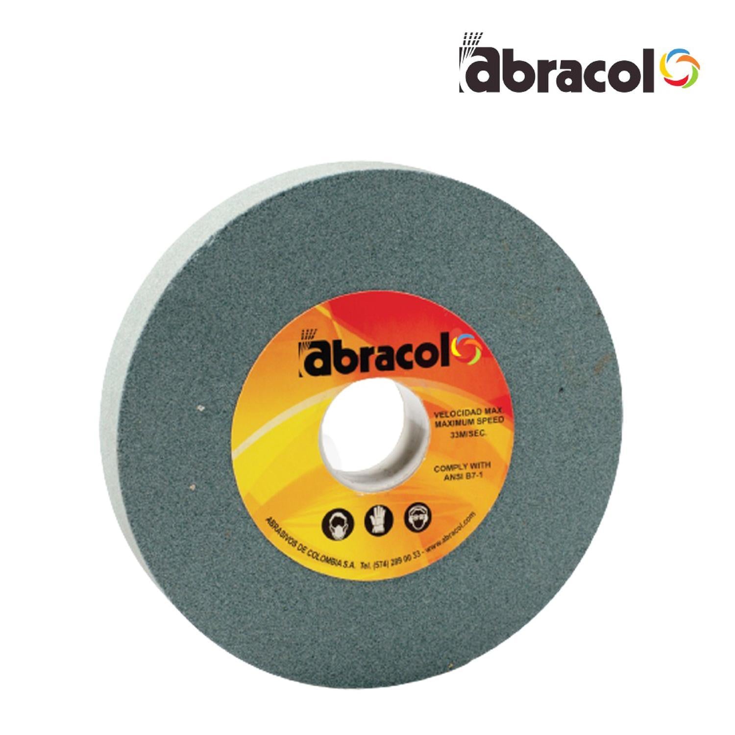 Piedra Esmeril Abracol 6X1X1 14 Grano 60 Verde Avr1Cv060061