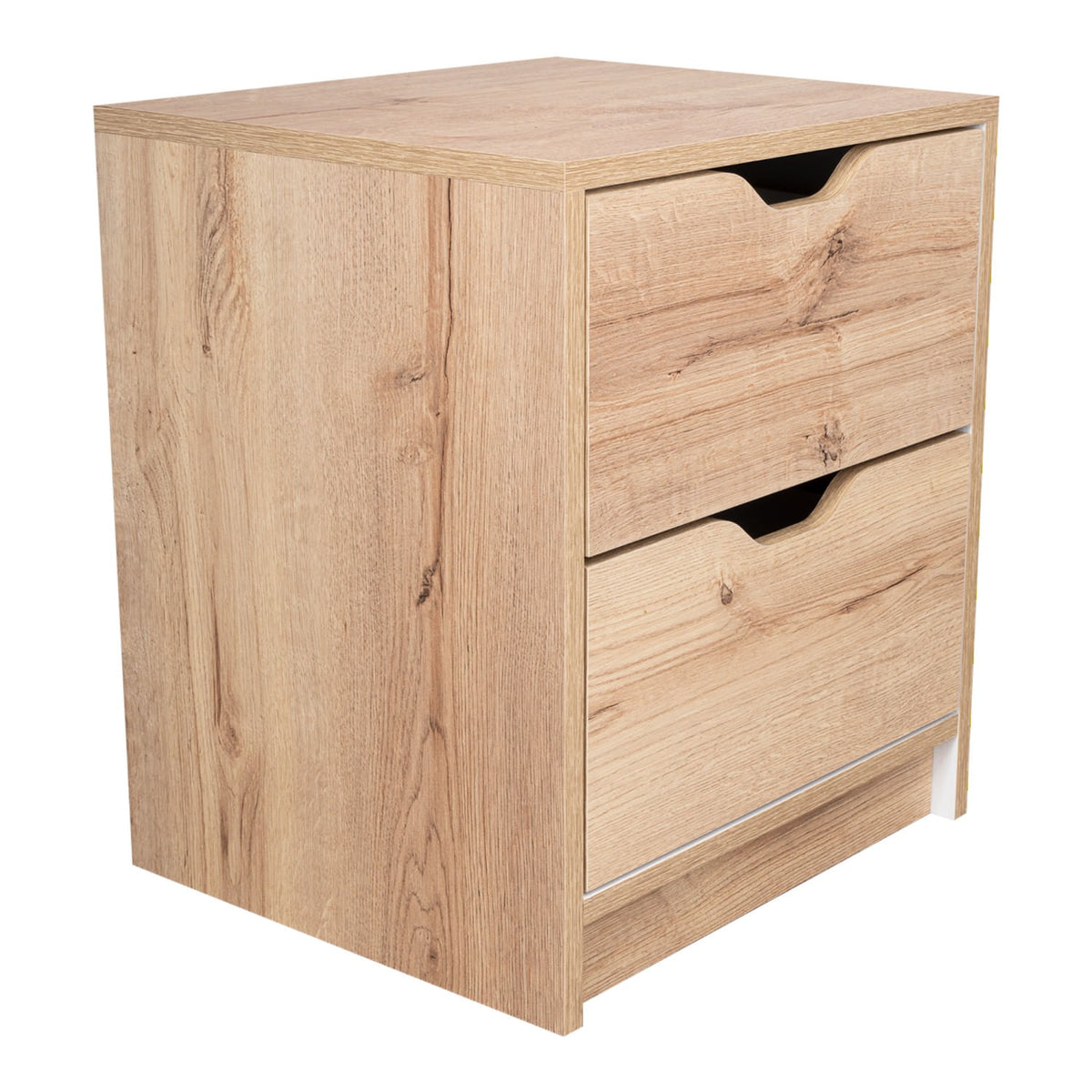 Mesa De Noche Basilea 48X41X36 Rta Duna Blanco