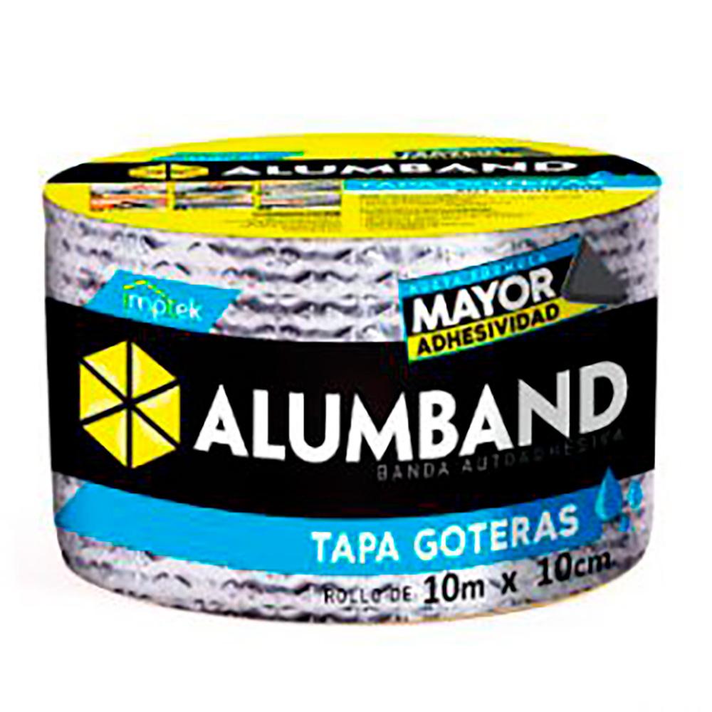 Cinta Asfaltica Tapa Goteras 10 Cm X 10 Mts 11Mm Alumband 013