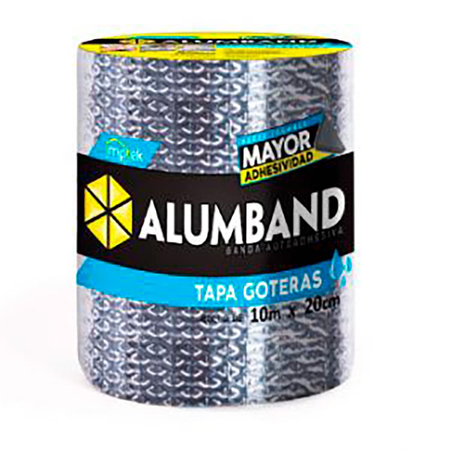 Cinta Asfaltica Tapa Goteras 20 Cm X 10 Mts 11Mm Alumband 016