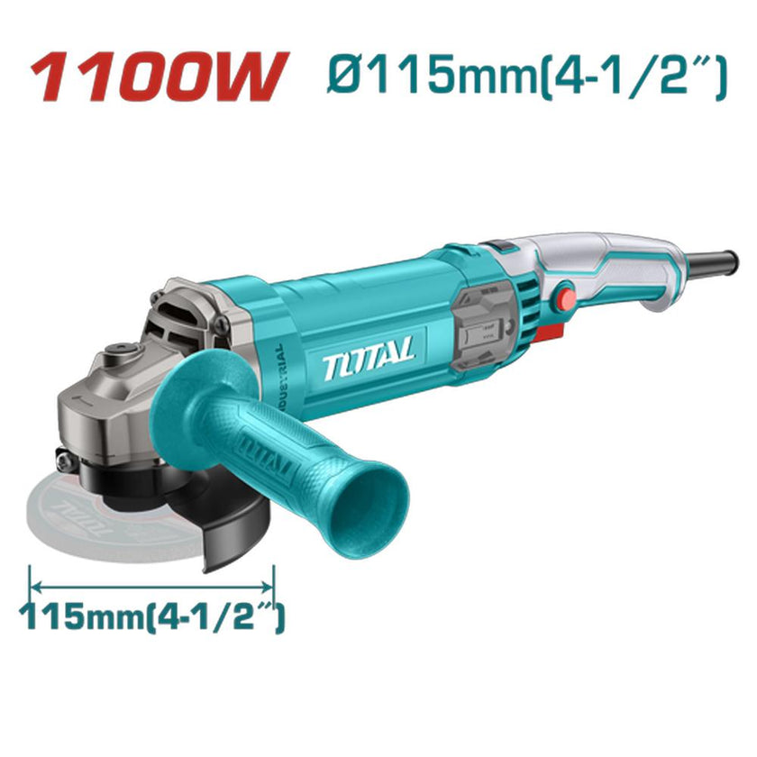 Pulidora 4 12  1100W Incluye Mango Auxiliar  Industrial Total Utg110125563