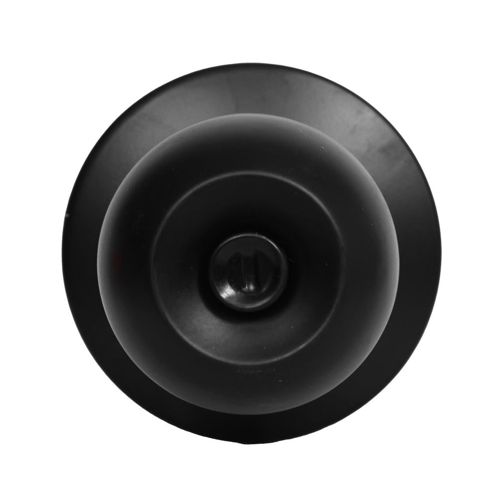 Chapa Bola Bano Pmetalica Negra Acero Inoxidable  Uduke Ht1627