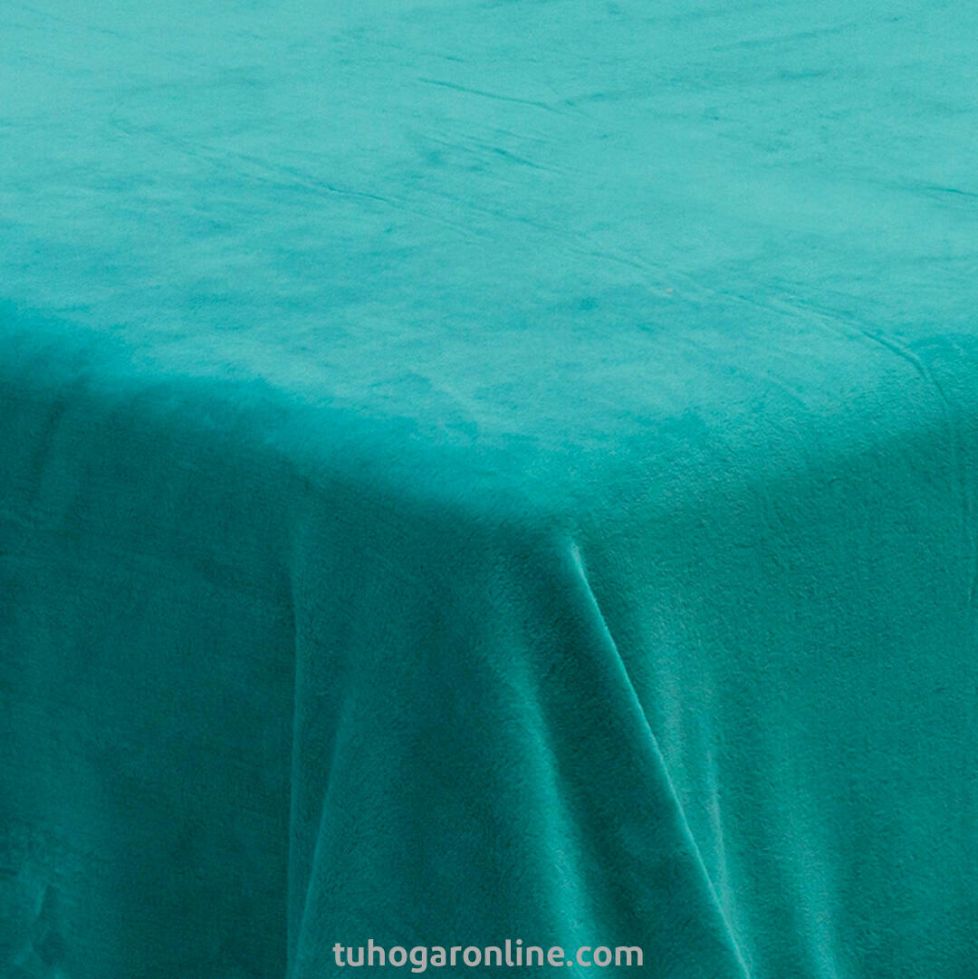 Cobija Piel Durazno Soft Verde Suave