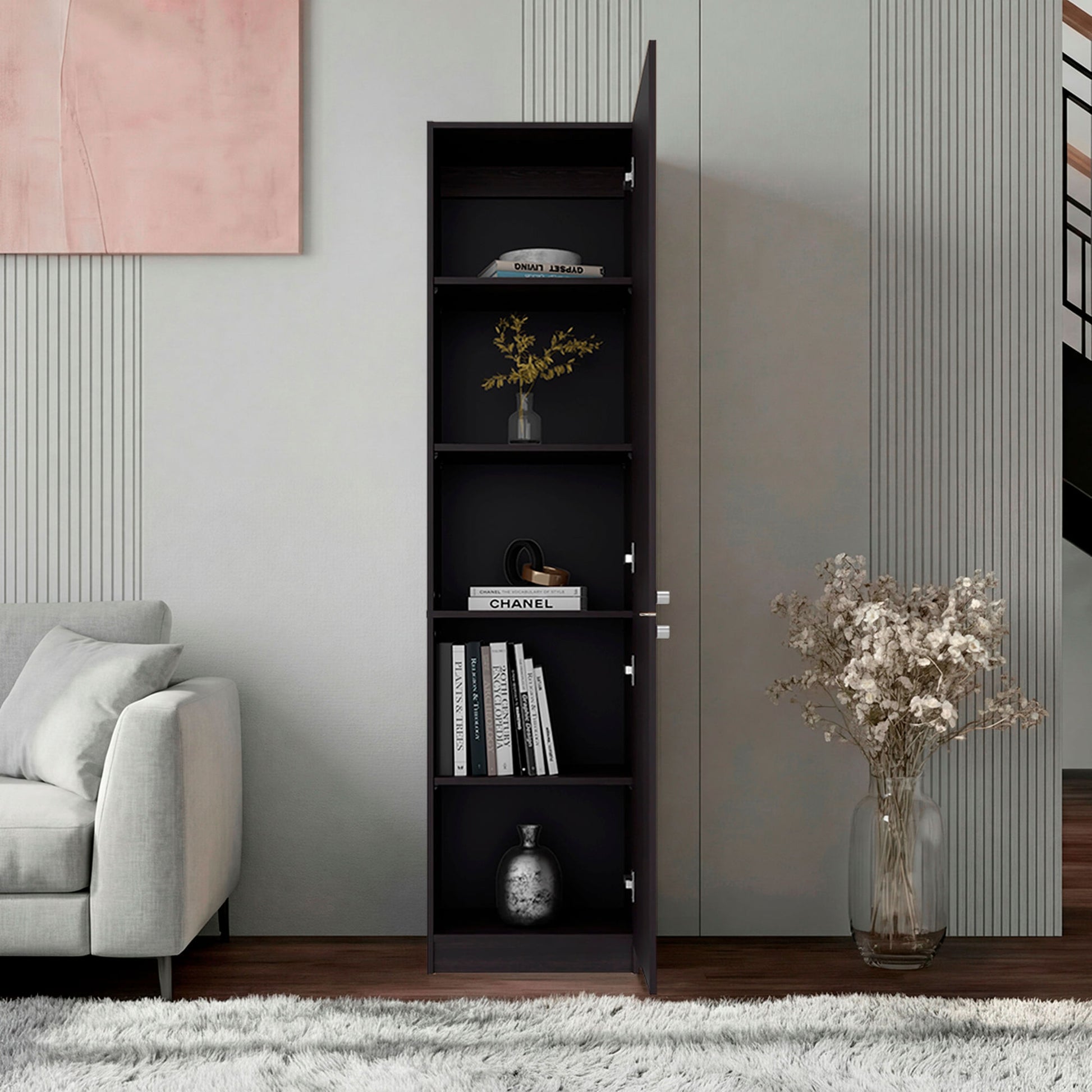Estante Home E-M5 180X45X31 Rta Kronos Wengue Zf