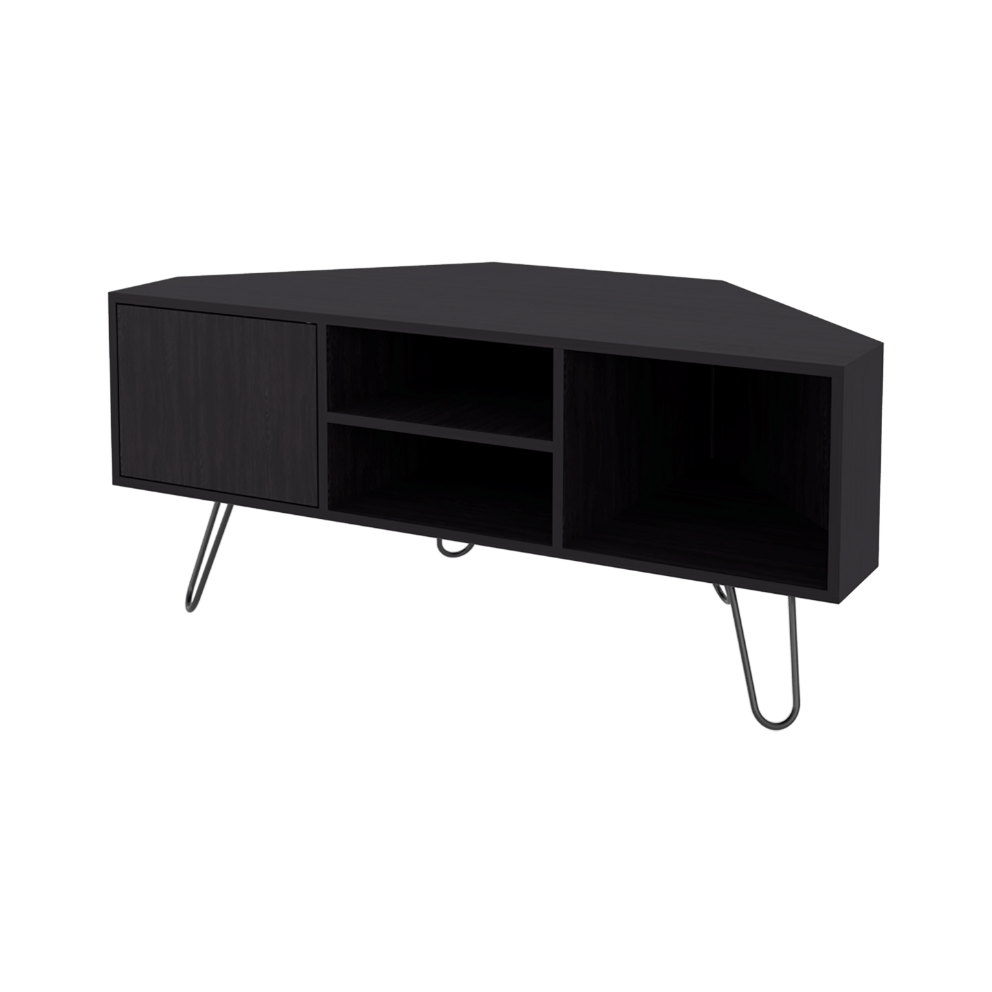 Rack Tv Esquinero Lancaster 50X115X55 Rta Wengue Zf