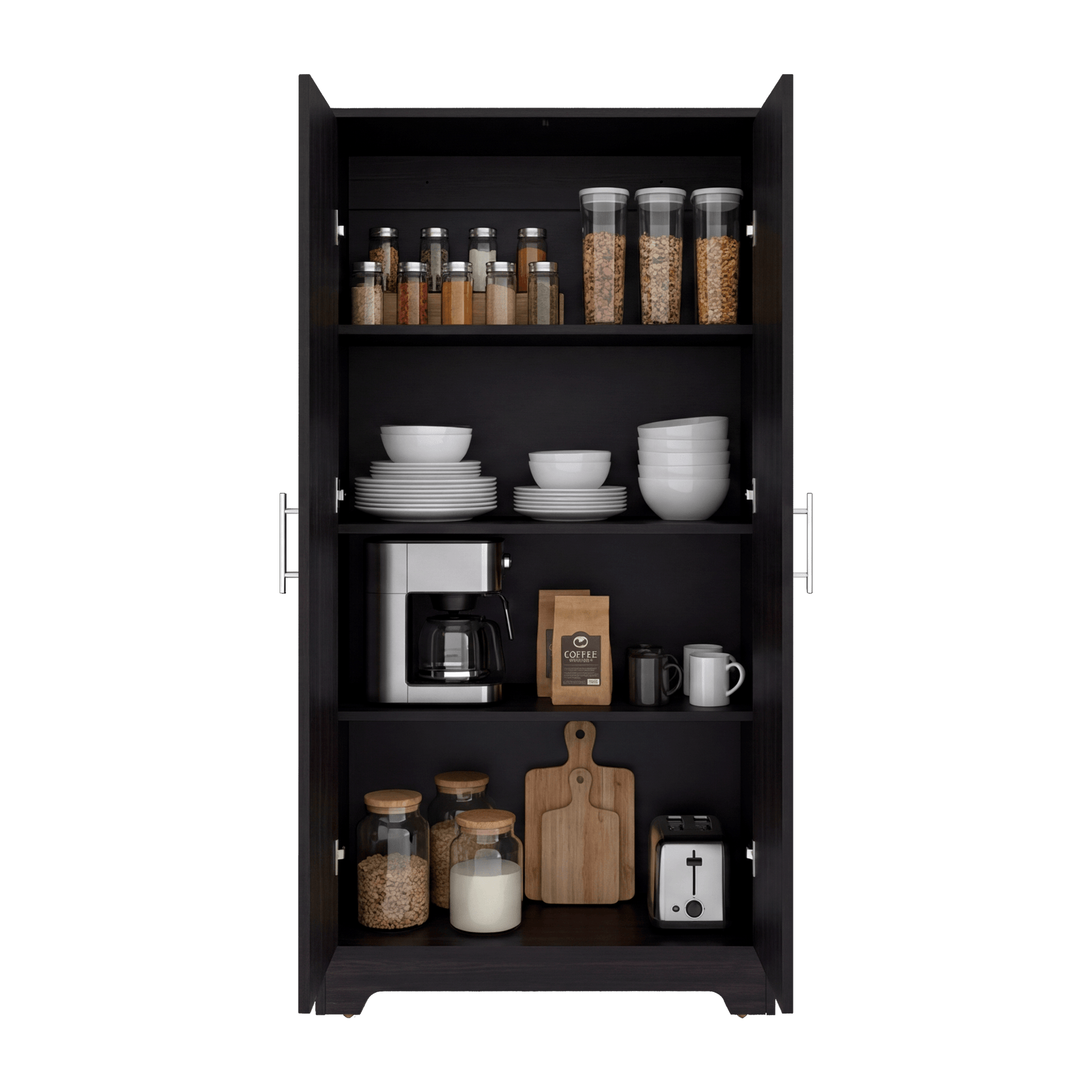 Alacena Ossa 154X78X41 Rta Wengue Zf