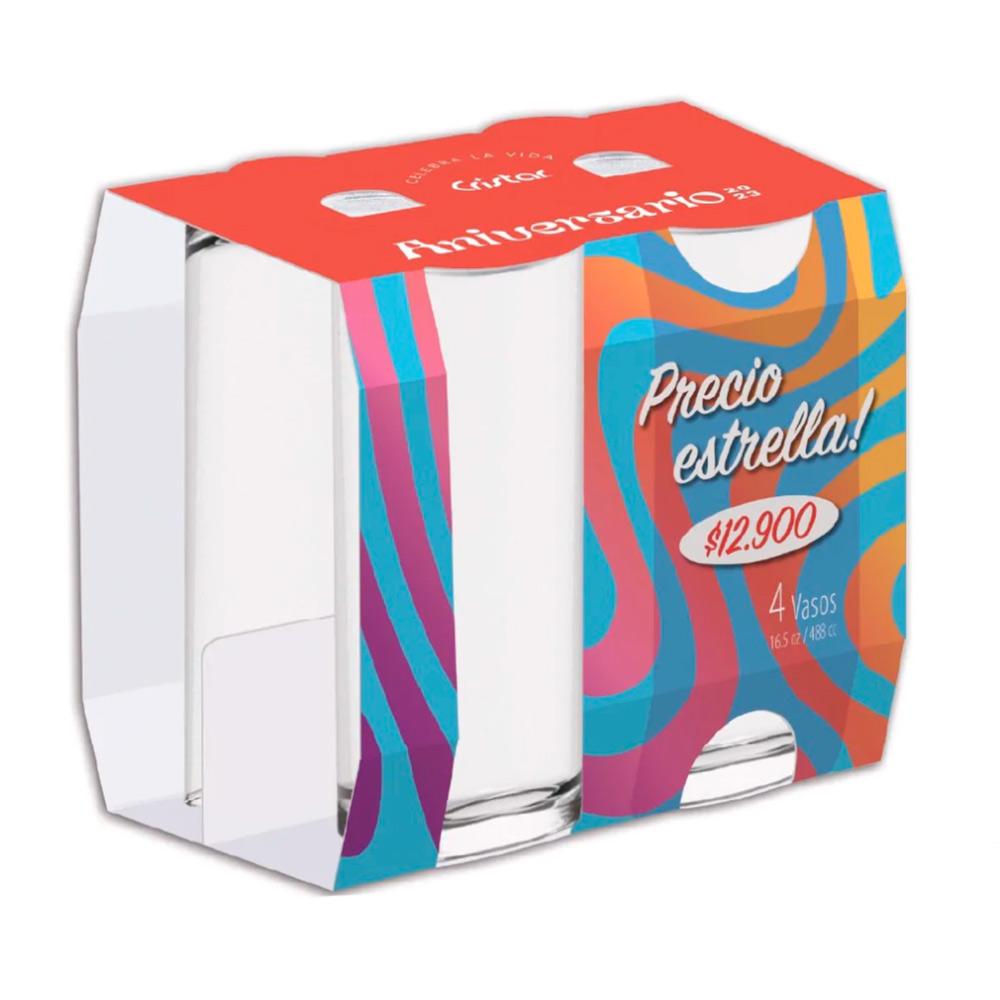 Vaso Cristal Lexington 0788Cl4An Cristar