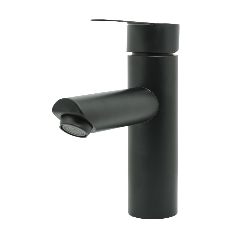 Llave Lavamanos Monocontrol Acero Inoxidable Redonda 
Negra Baja 18Cm
Uduke
 Ht2034