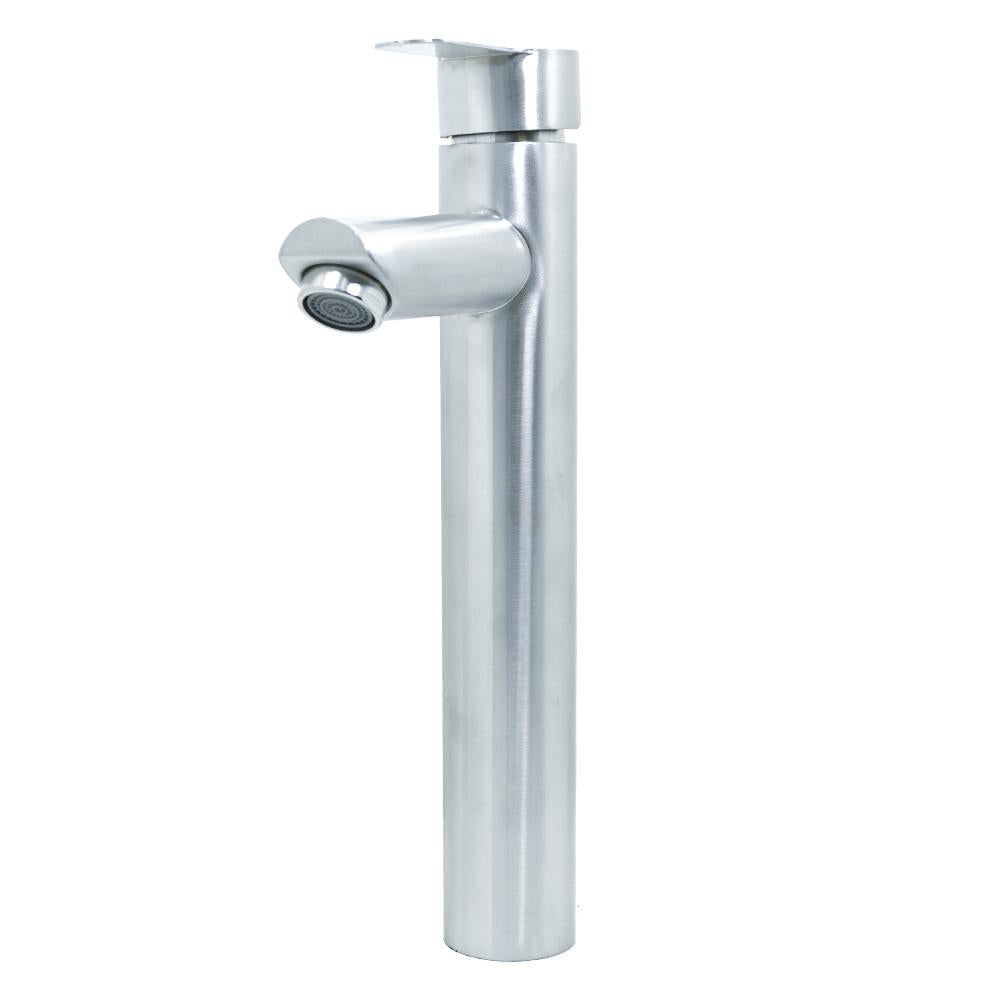 Llave Lavamanos Monocontrol Acero Inoxidable Redonda
Satinada  Alta 30 Cm
Uduke
Ht2037