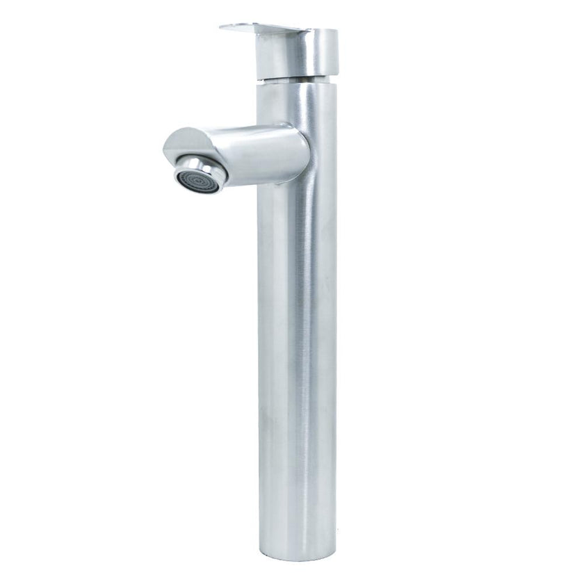 Llave Lavamanos Monocontrol Acero Inoxidable Redonda
Satinada  Alta 30 Cm
Uduke
Ht2037