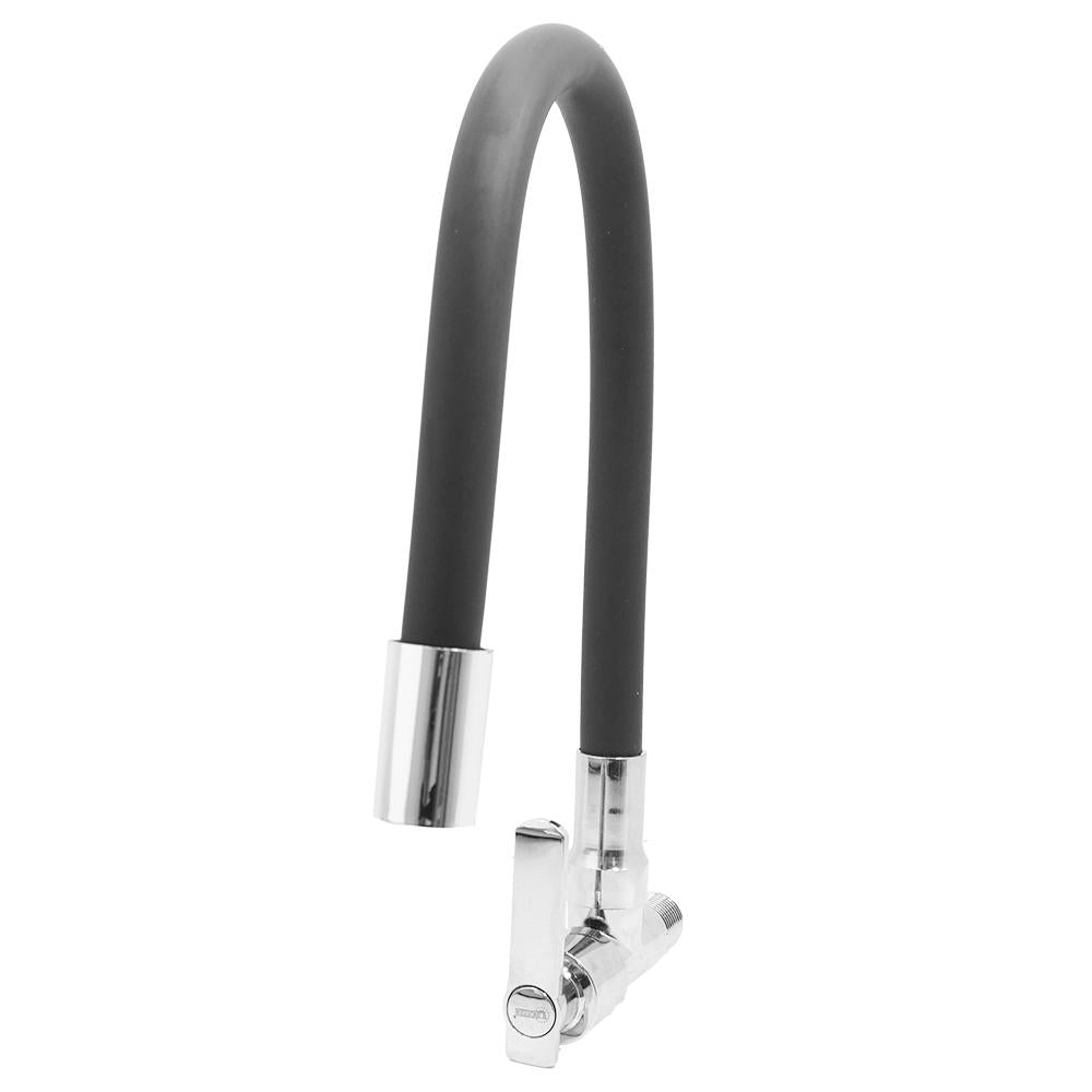 Llave Lavaplatos Cuello Ganso Flexible Acero Inoxidable  Aleta Pared Uduke
Ht2047