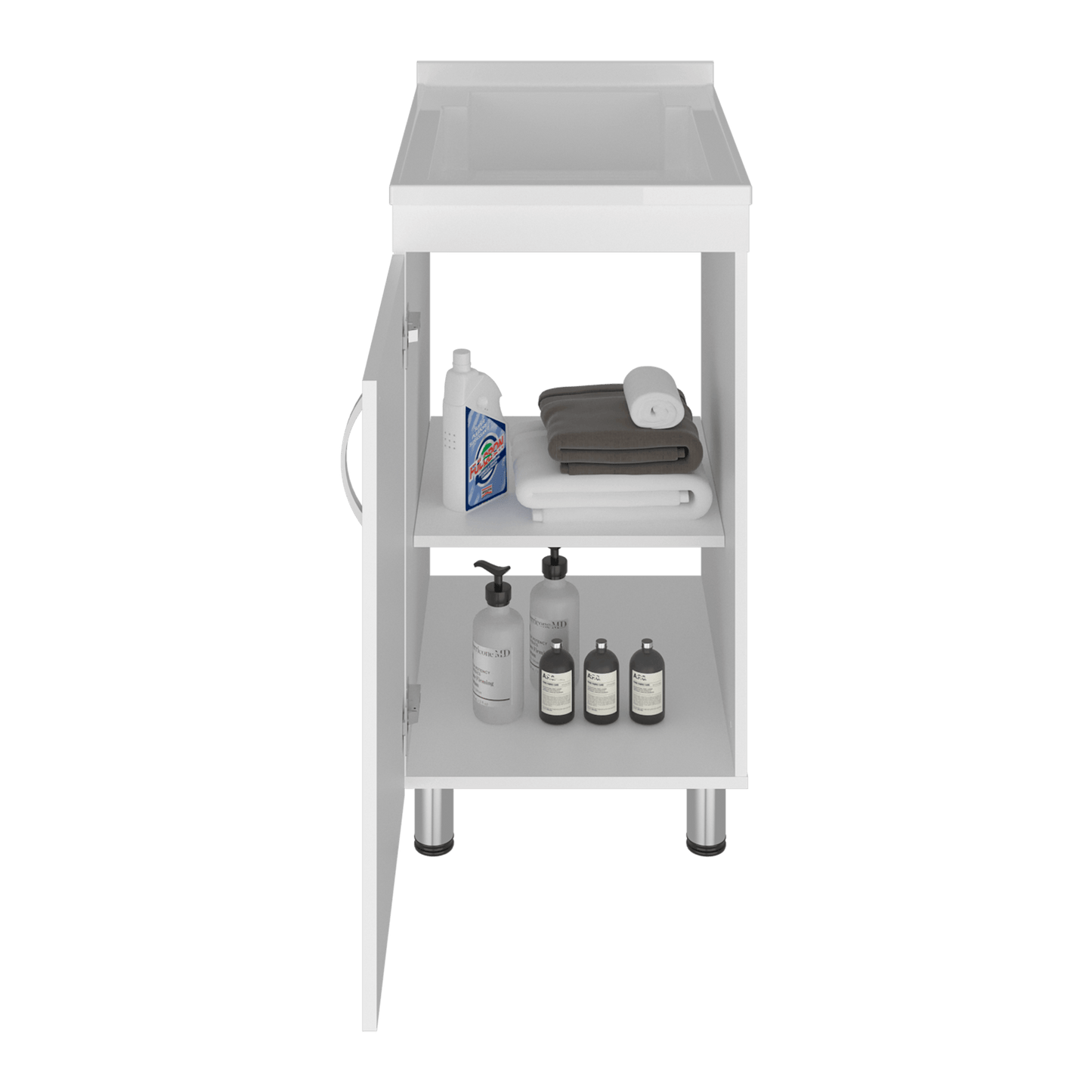 Lavadero Darwin 88X40X40 Rta Blanco Zf