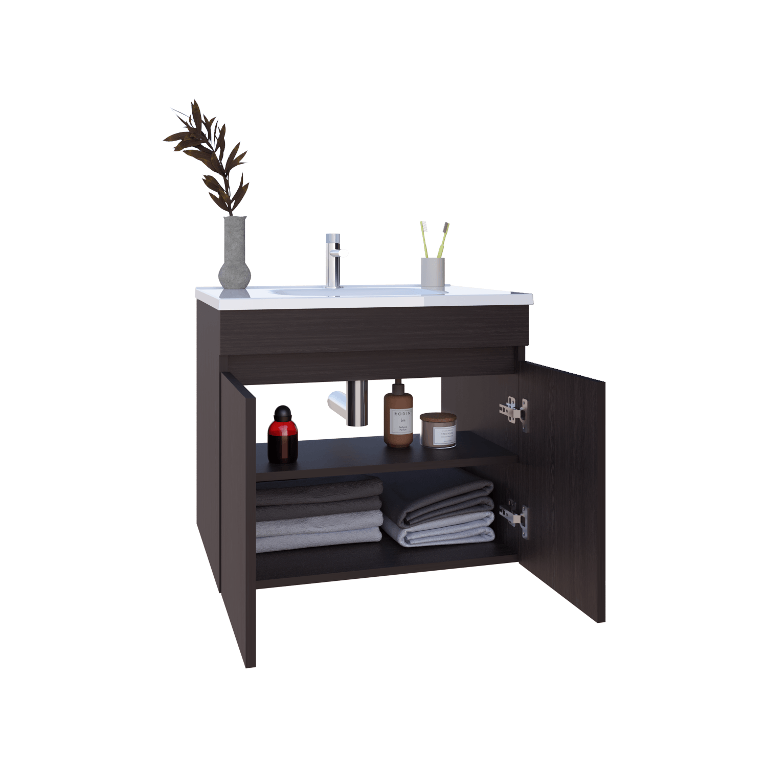 Mueble De Baño Chaux 60 50X59X44 Rta Wengue Zf