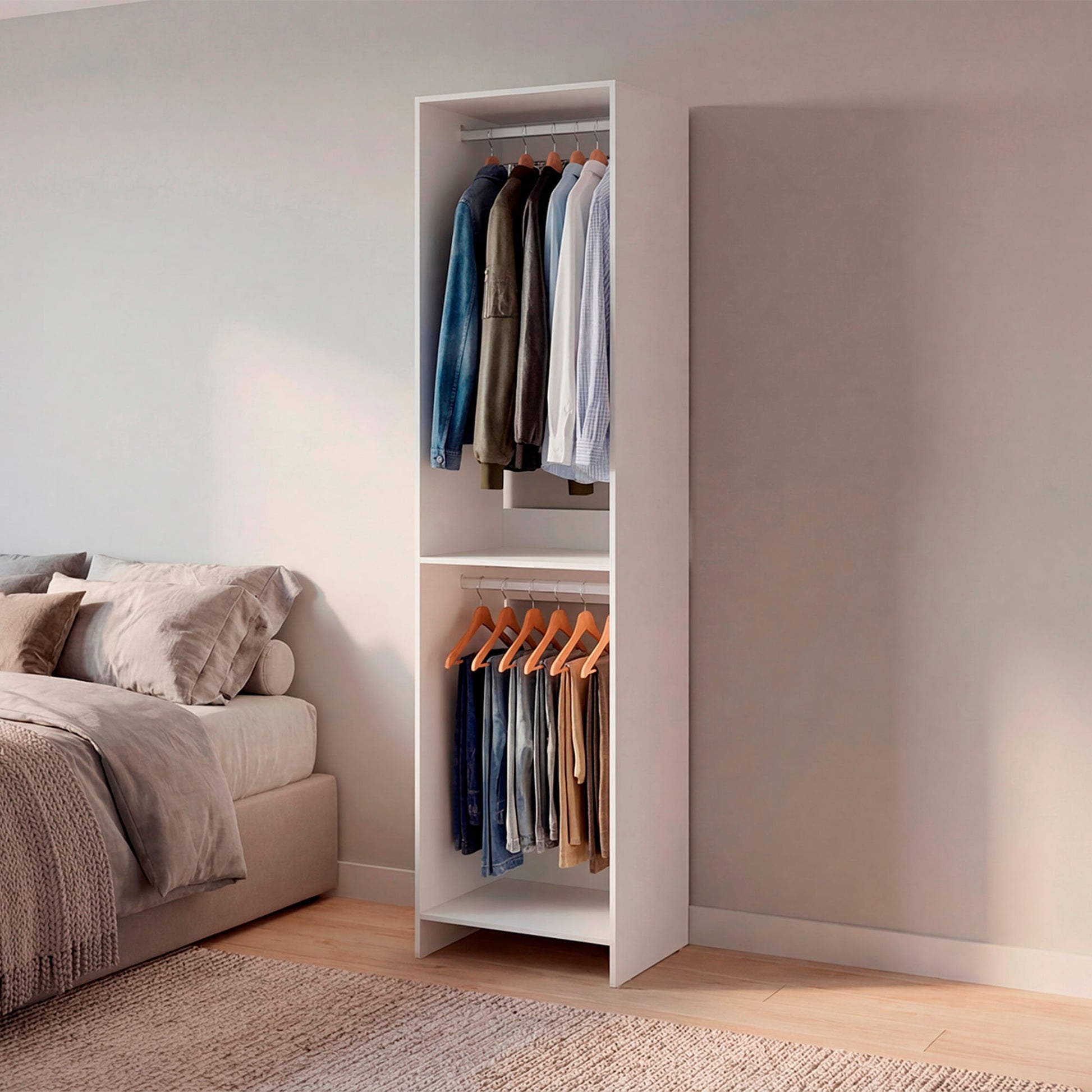 Closet Independiente 30 213X55X48 Rta Blanco Zf