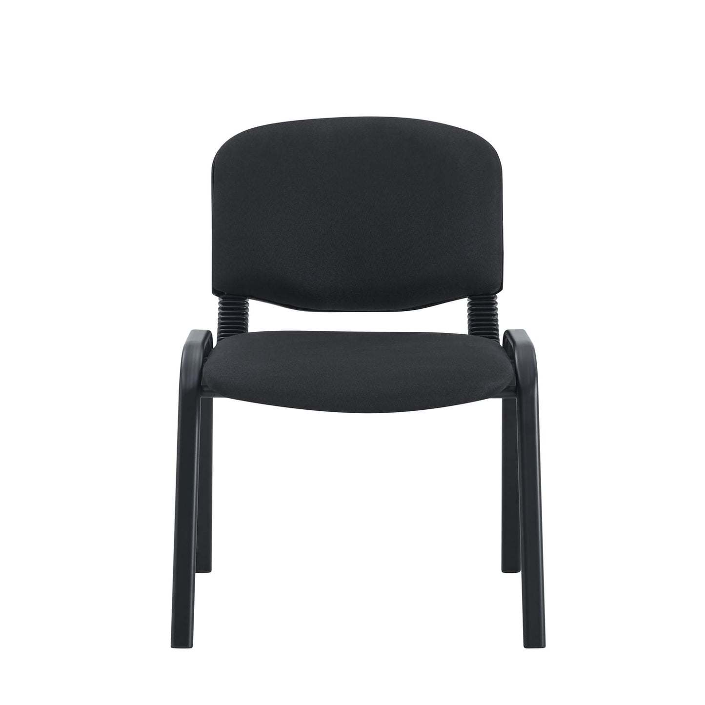 Set X5 Silla Interlocutura Sin Brazo Paño Bm-1122 77X54X59 Rta Negro