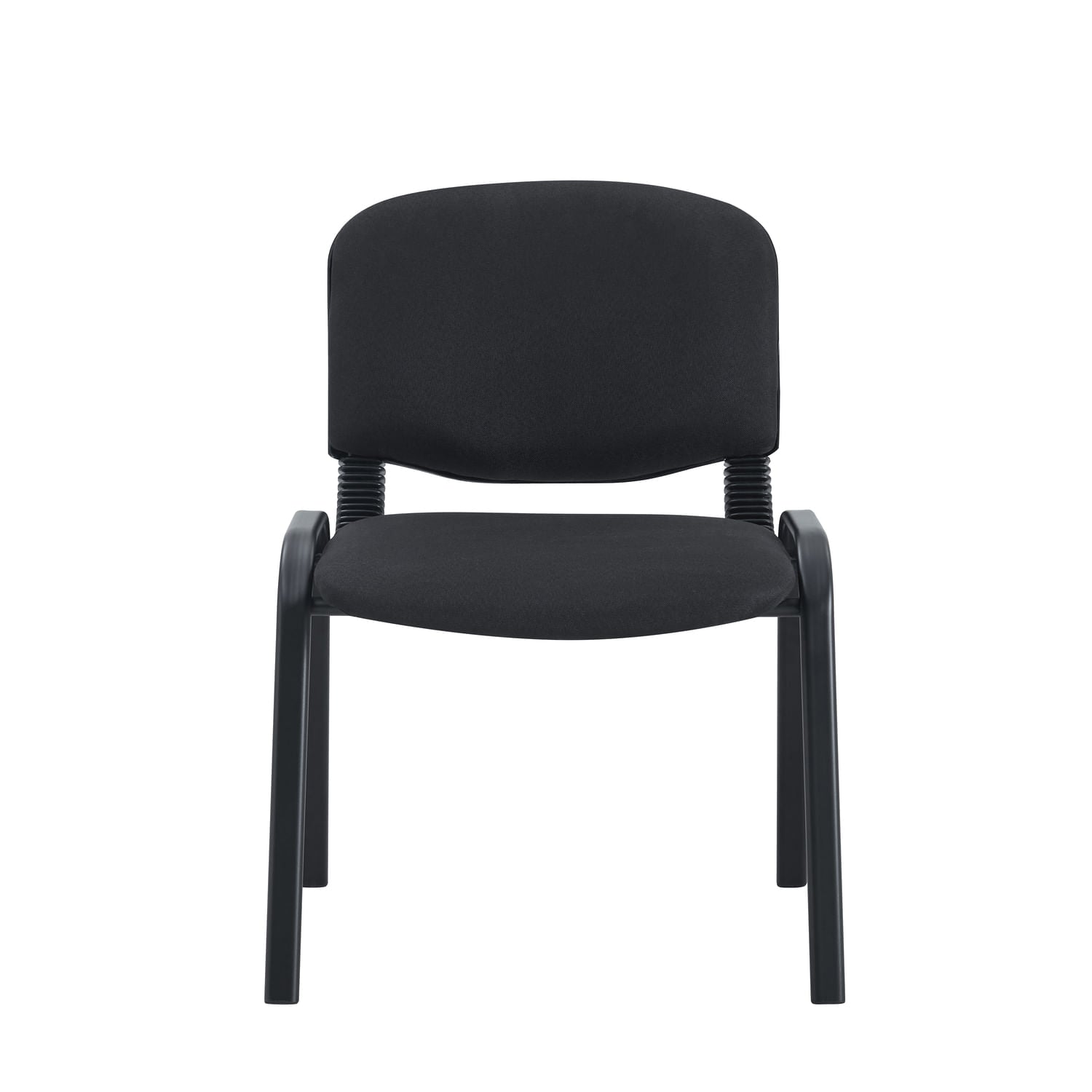 Set X5 Silla Interlocutura Sin Brazo Paño Bm-1122 77X54X59 Rta Negro