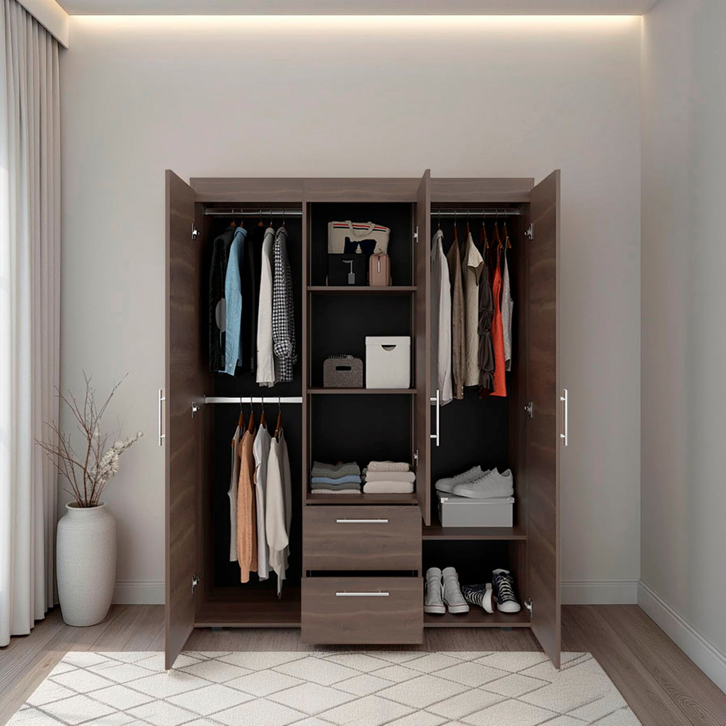 Closet Baru Lite 180X135X50 Rta Milán