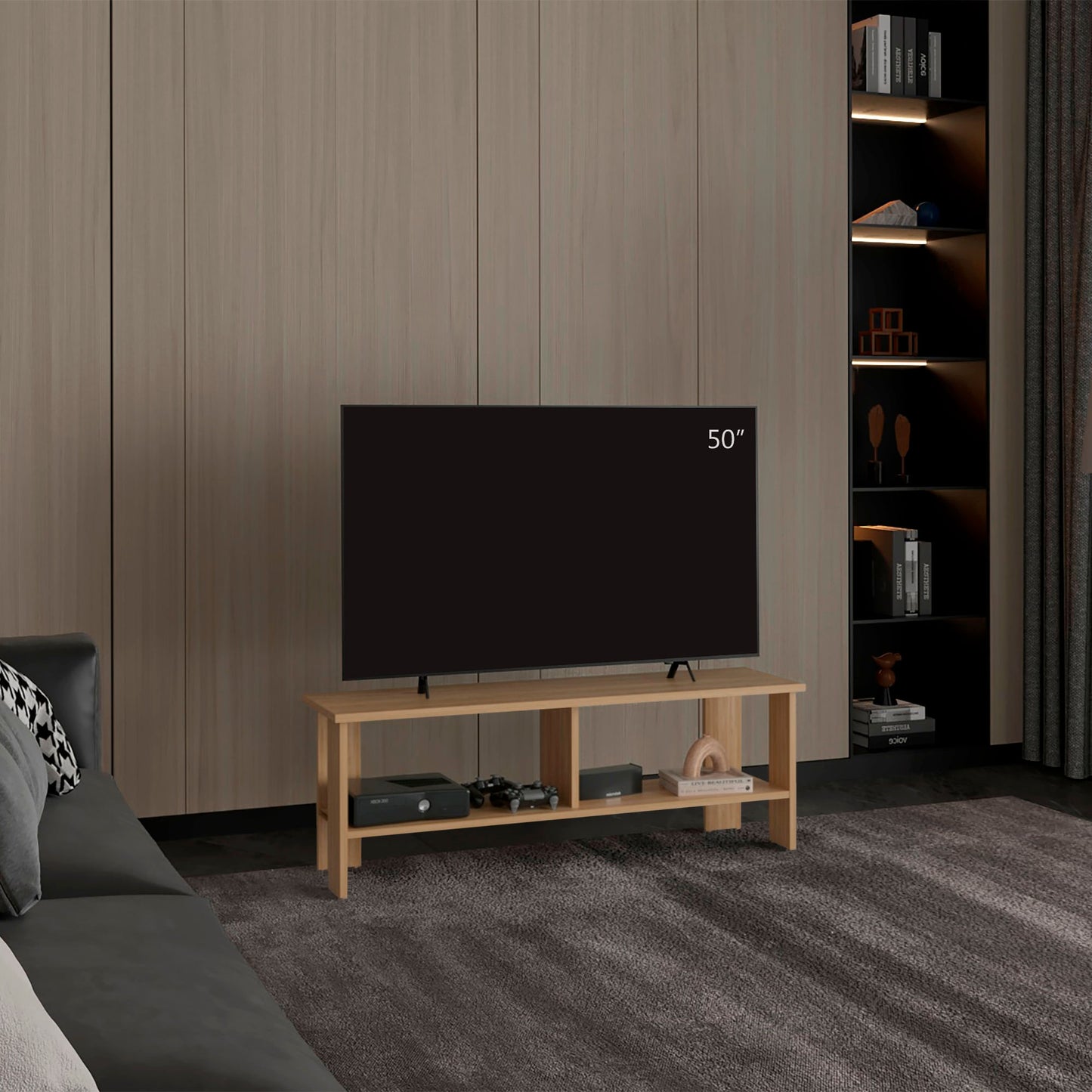 Mesa De Tv Navia 41X120X31 Rta Fresno Eu Zf