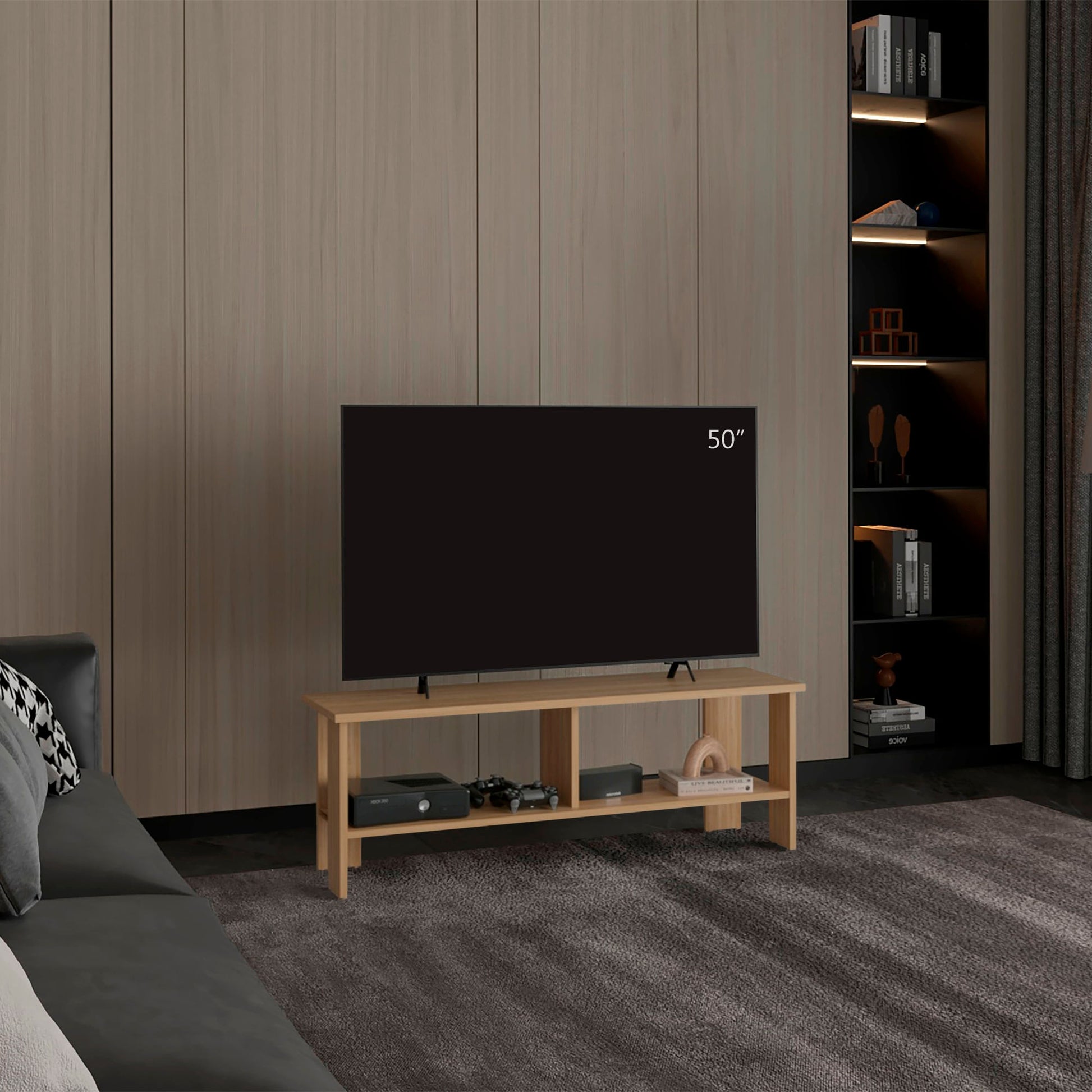 Mesa De Tv Navia 41X120X31 Rta Fresno Eu Zf