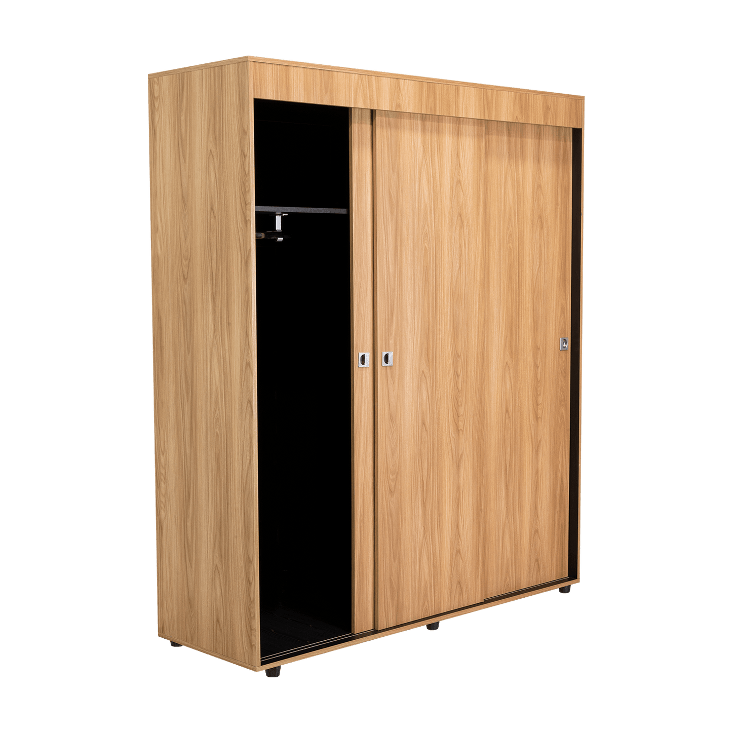 Armario Angelo 3 Puertas 180X150X51 Rta Fresno Wengue