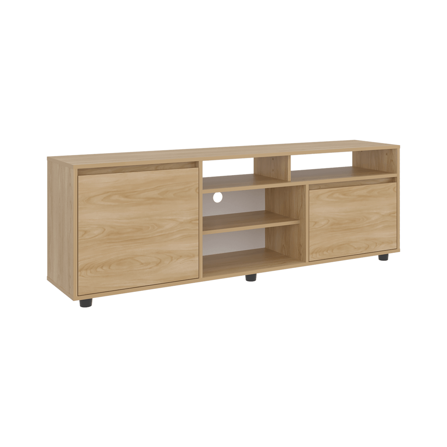 Rack Para Tv Pino 65" 55X160X35 Rta Fresno Europeo