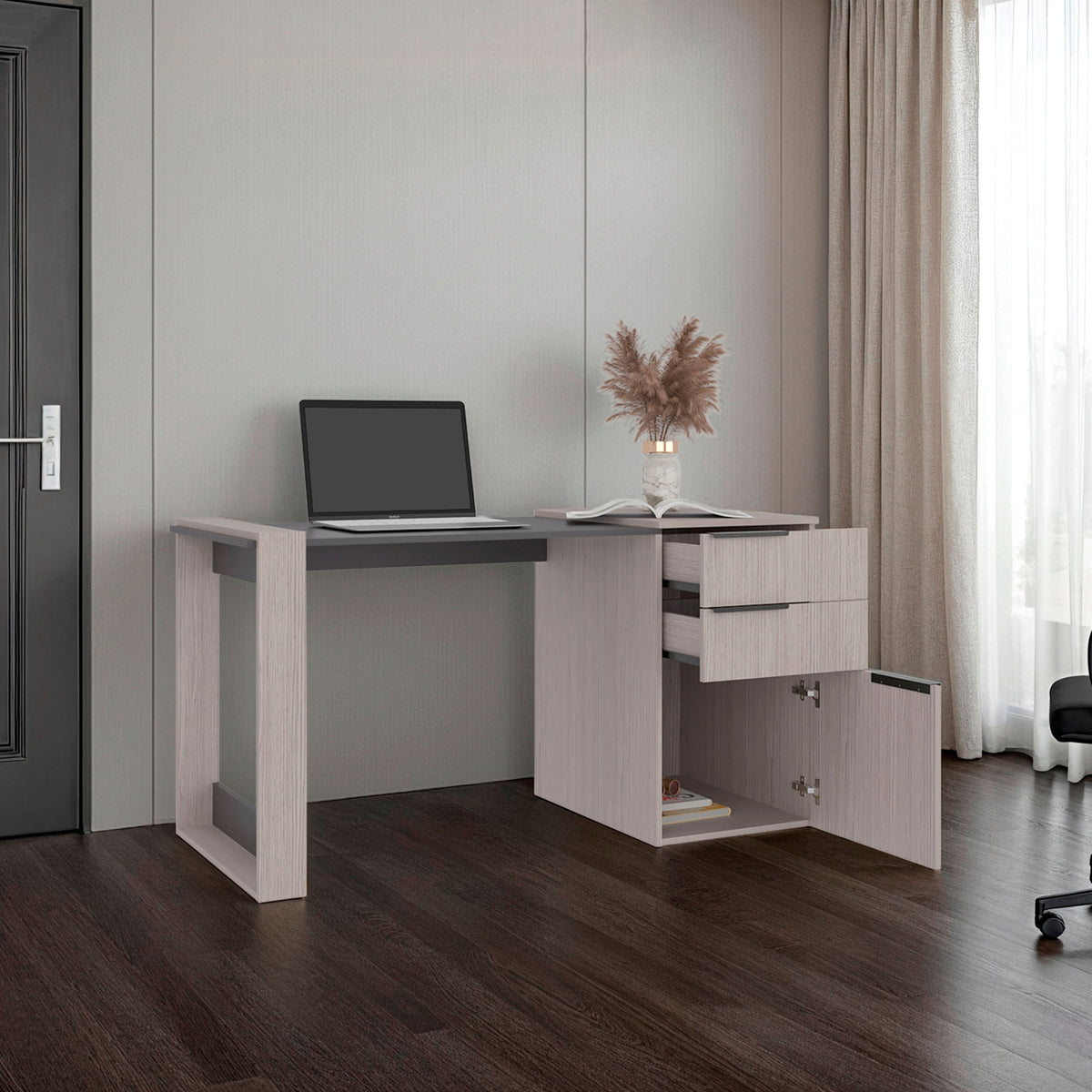 Escritorio Office 13 Bardolino+Plomo N/A