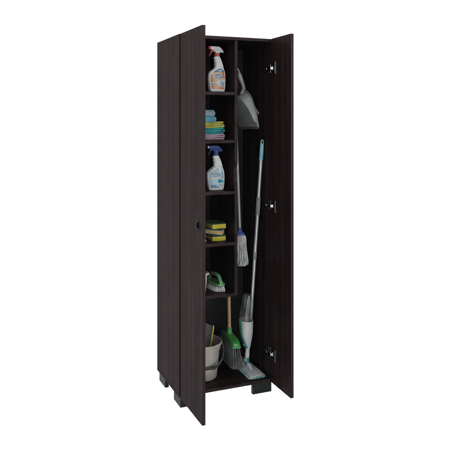 Mueble De Aseo Lake 181X51X39 Rta Nogal Zf