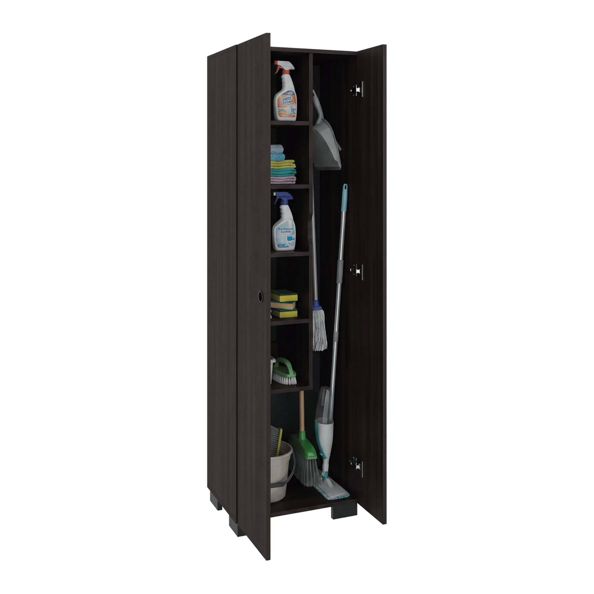 Mueble De Aseo Lake 181X51X39 Rta Nogal Zf