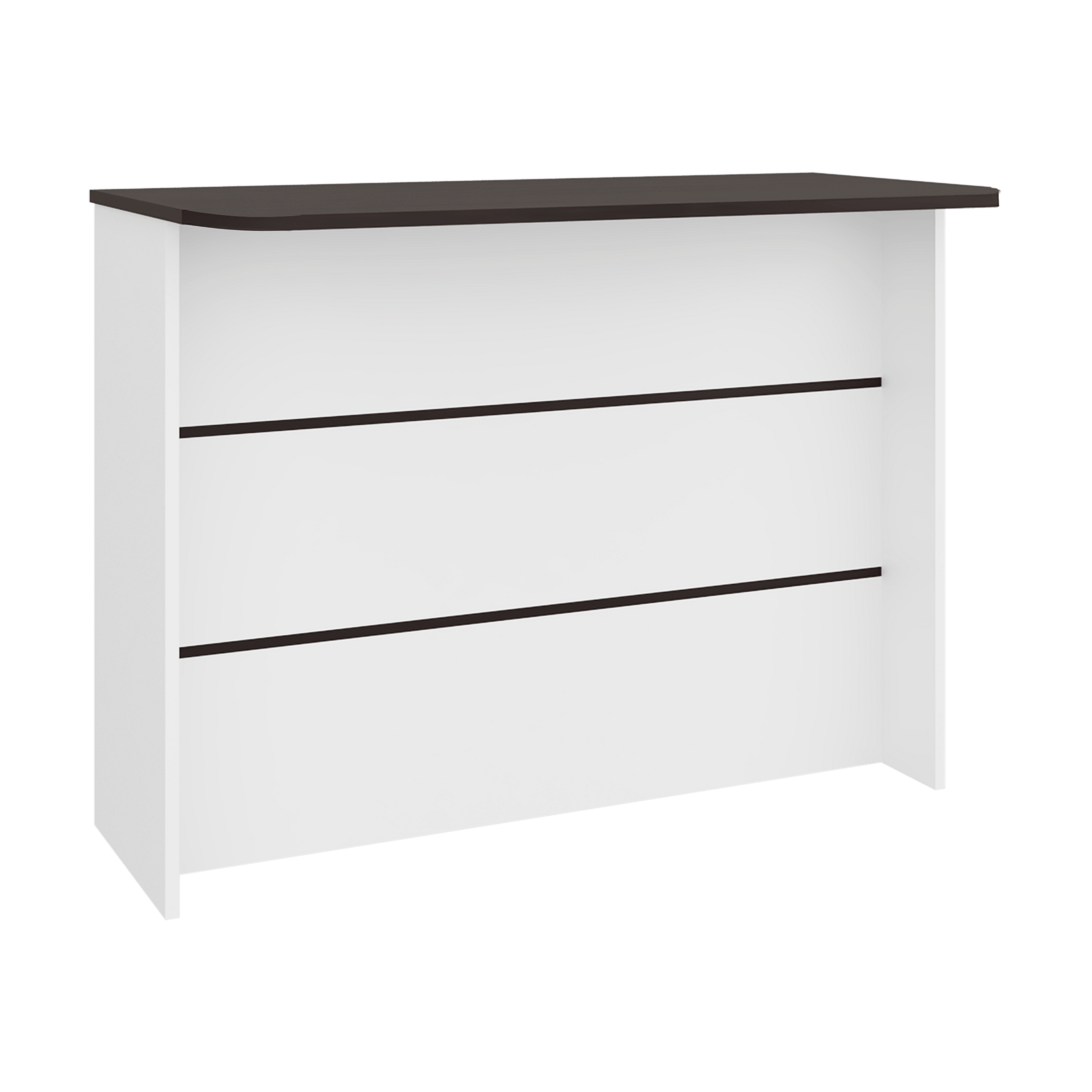 Isla De Cocina Fendi 90X120X60 Rta Blanco Wengue Zf