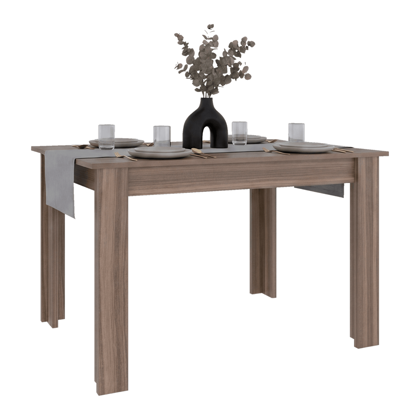 Mesa Comedor Portofino 75X120X88 Rta Avellana
