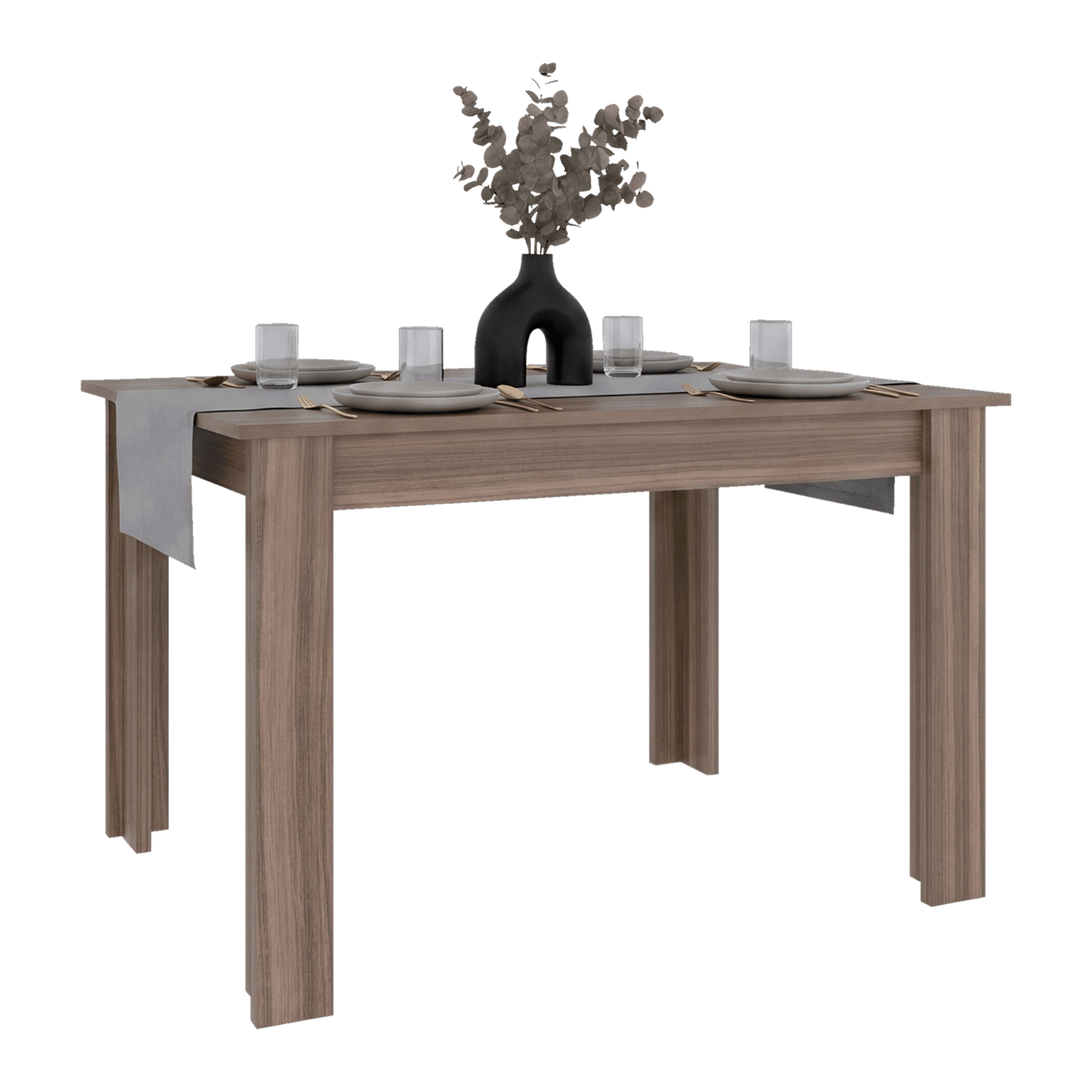 Mesa Comedor Portofino 75X120X88 Rta Avellana